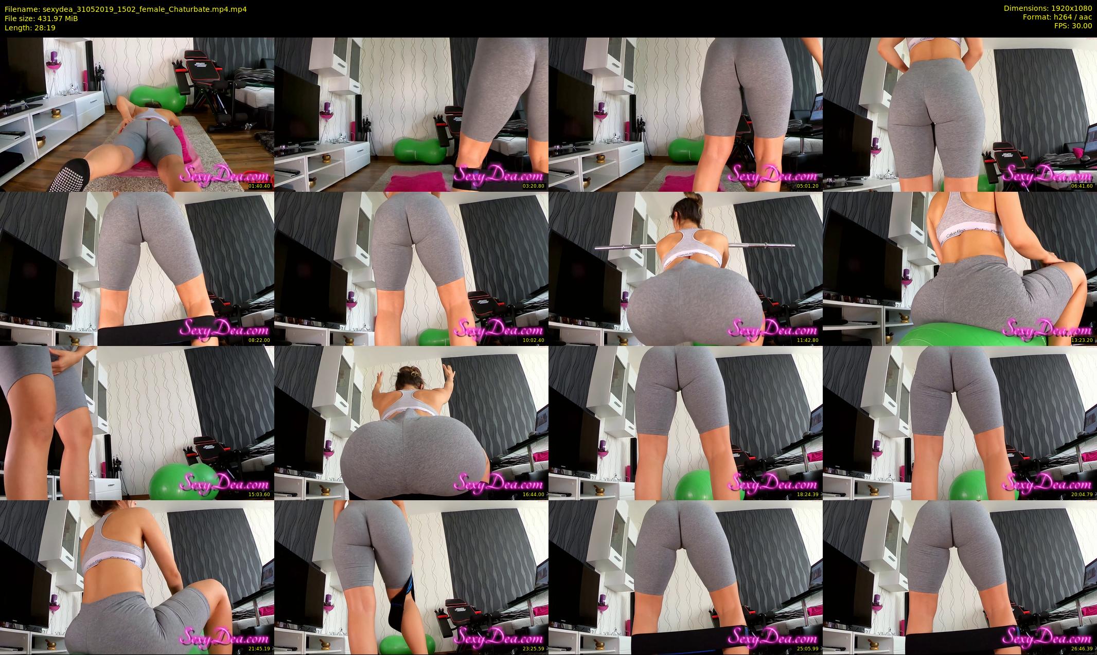 sexydea — 29 minute Chaturbate female cam show recording, 1080p, May 31, 2019