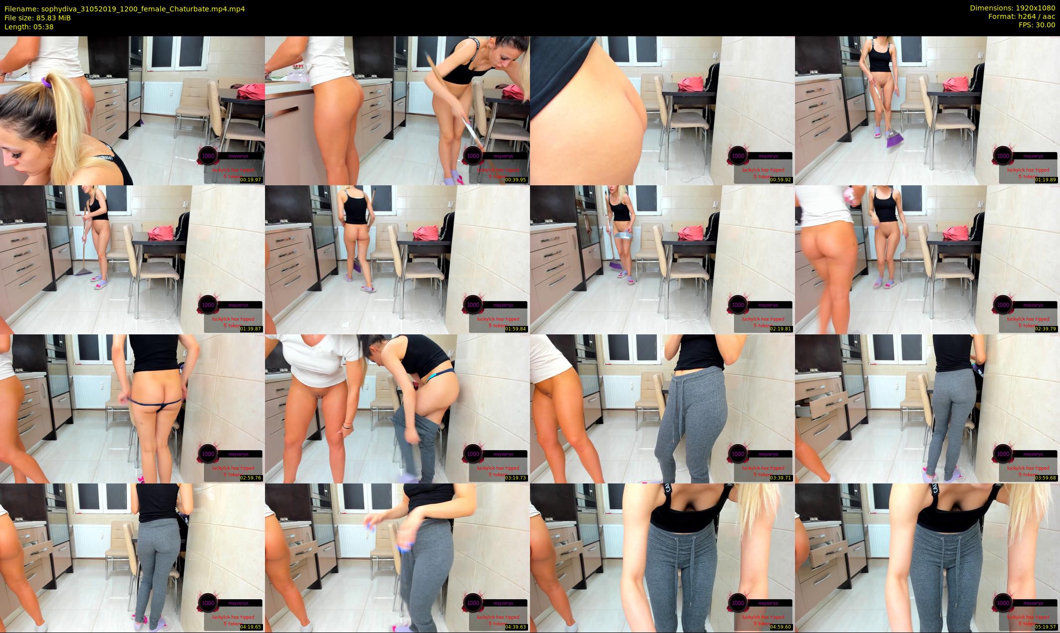 sophydiva — 6 minute Chaturbate female cam show recording, 1080p, May 31, 2019