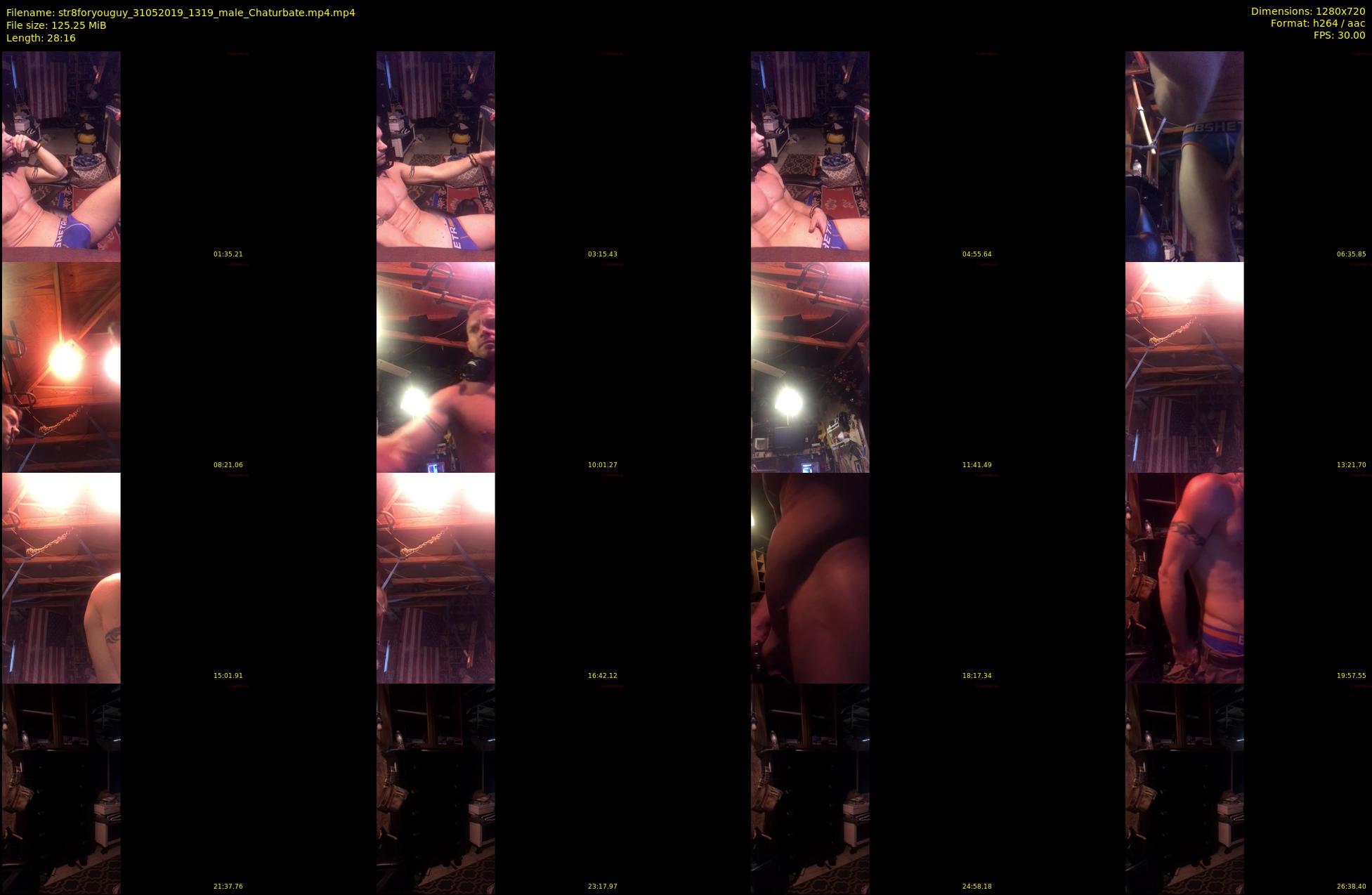 str8foryouguy — 29 minute Chaturbate male cam show recording, 720p, May 31, 2019