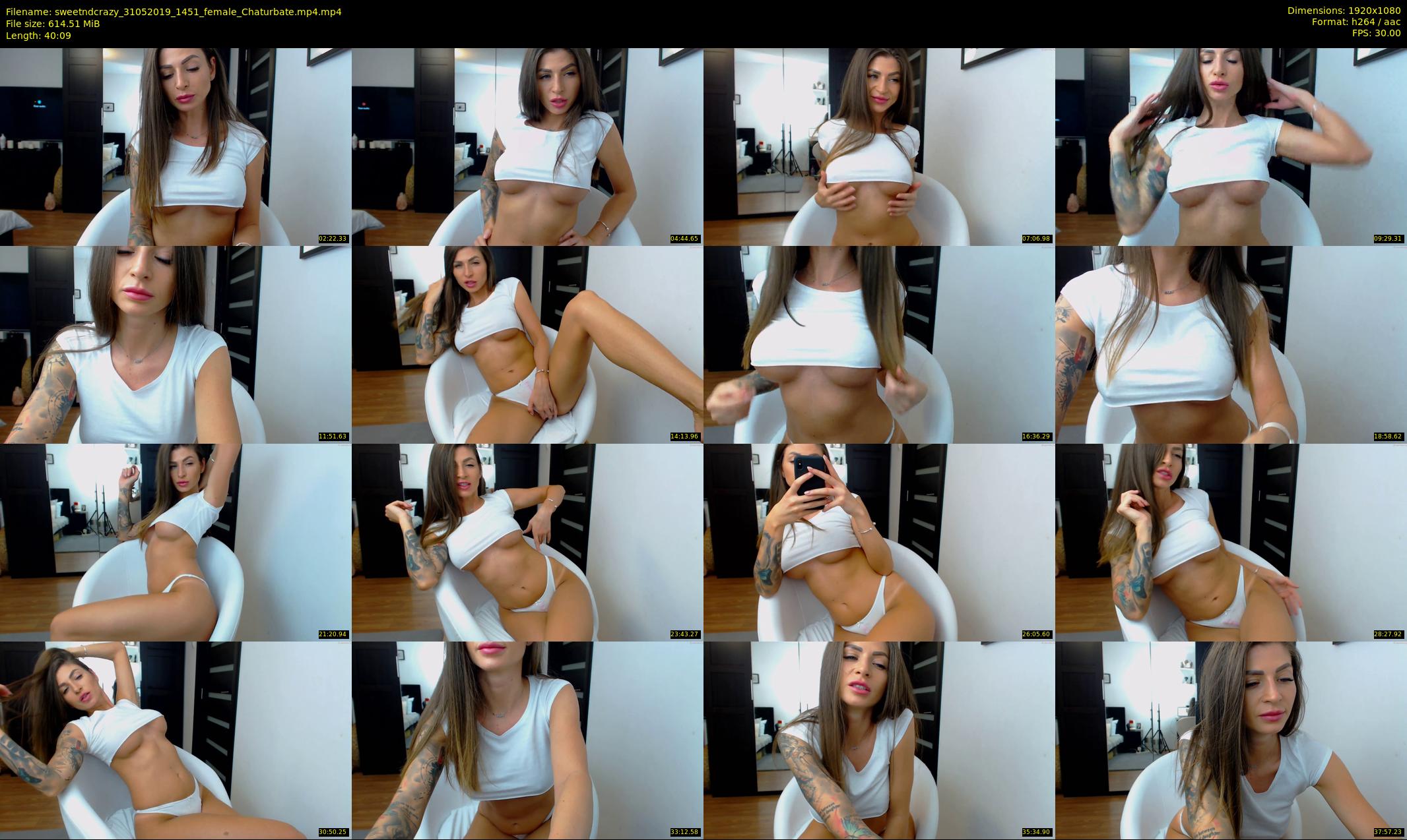 sweetndcrazy — 41 minute Chaturbate female cam show recording, 1080p, May 31, 2019