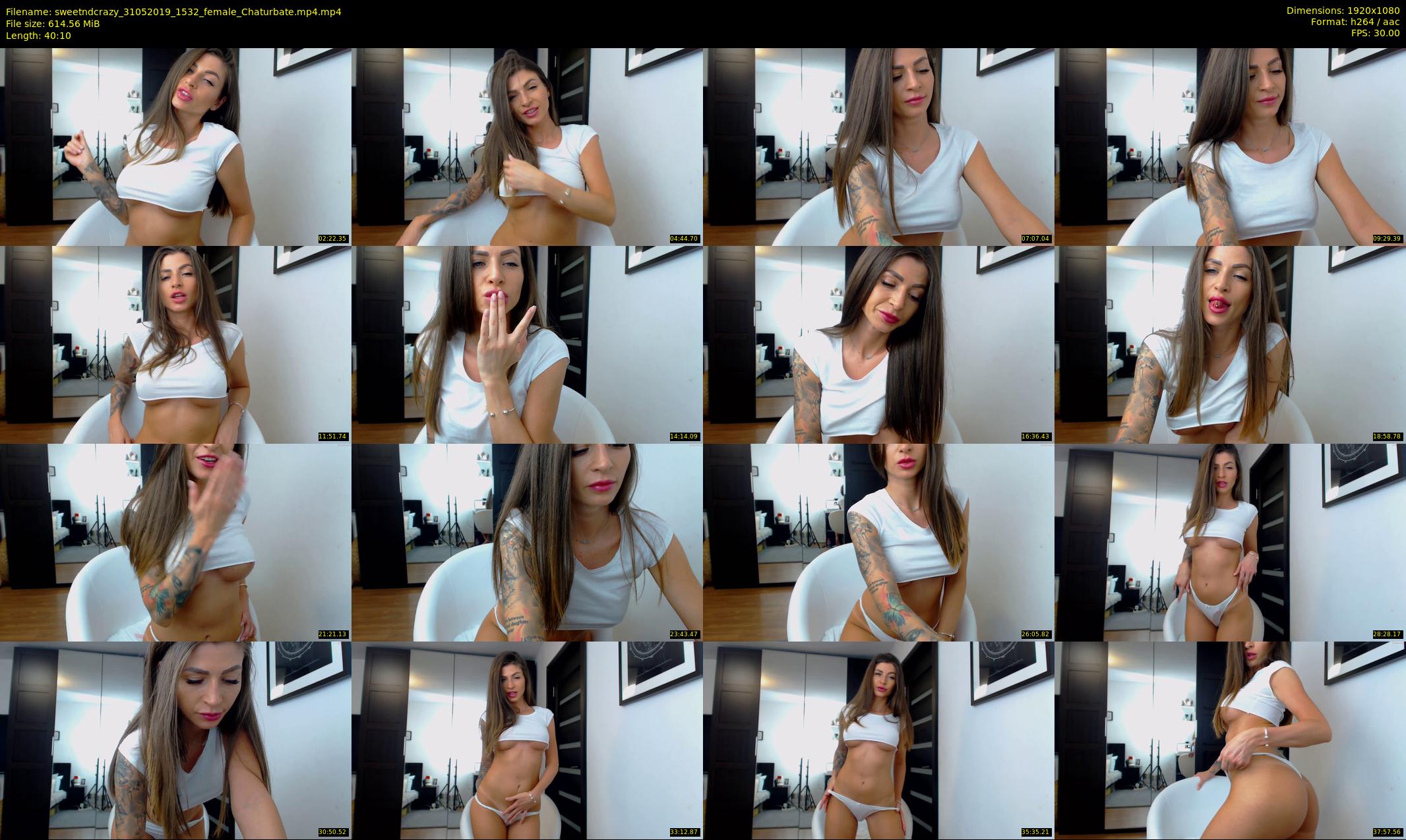 sweetndcrazy — 41 minute Chaturbate female cam show recording, 1080p, May 31, 2019