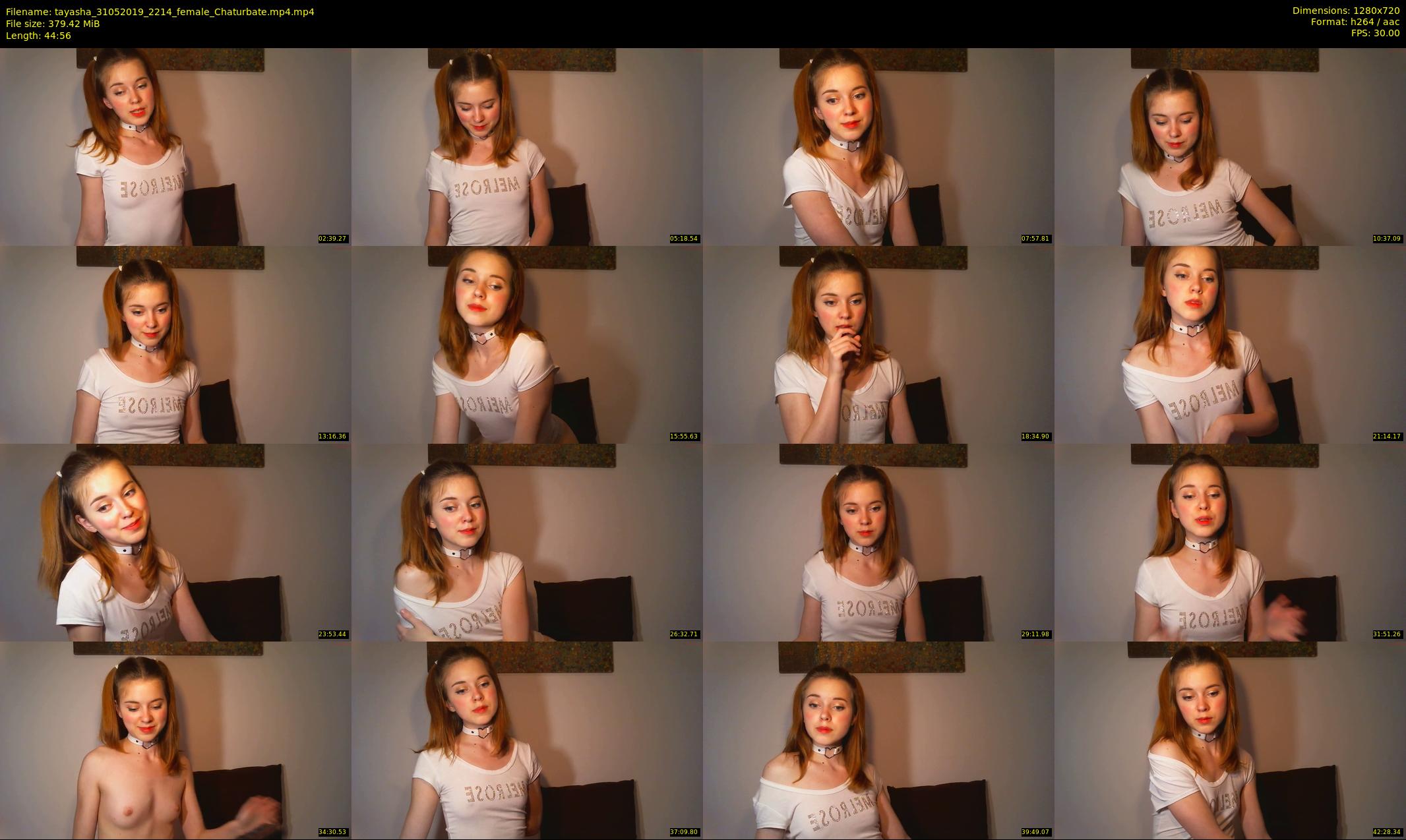 tayasha — 45 minute Chaturbate female cam show recording, 720p, May 31, 2019