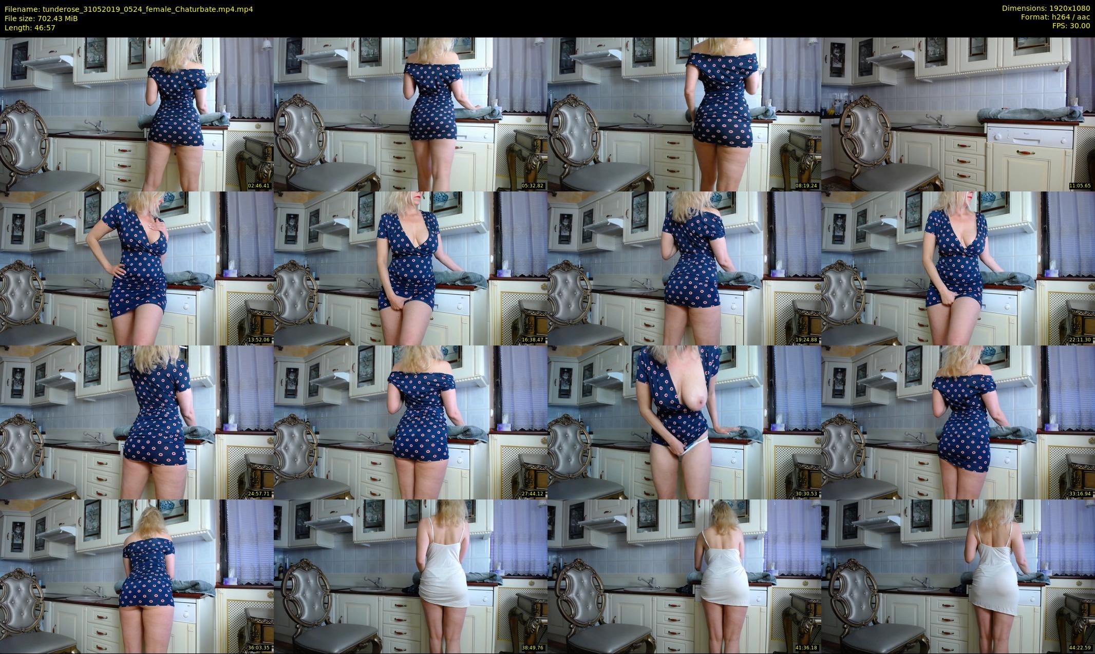tunderose — 47 minute Chaturbate female cam show recording, 1080p, May 31, 2019