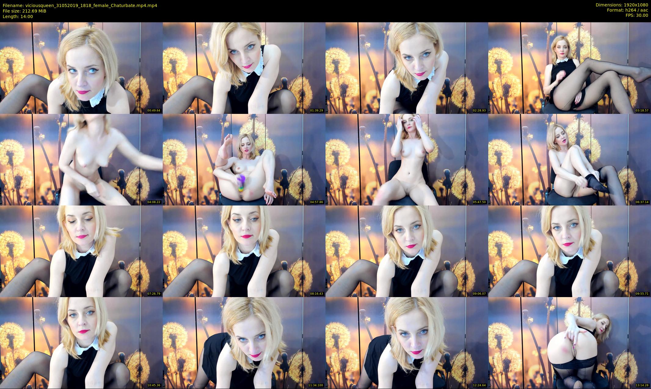 viciousqueen — 14 minute Chaturbate female cam show recording, 1080p, May 31, 2019
