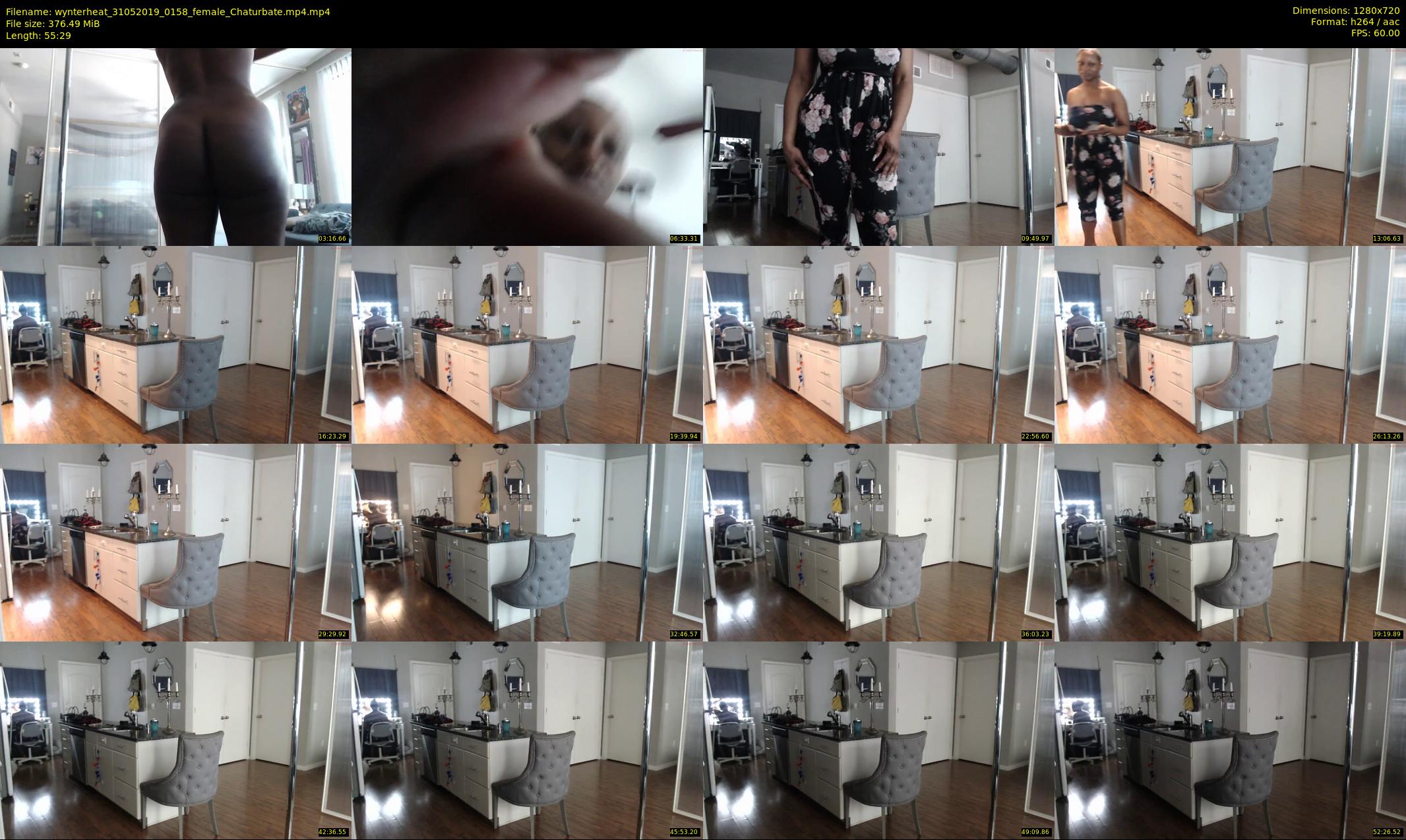 wynterheat — 56 minute Chaturbate female cam show recording, 720p, May 31, 2019