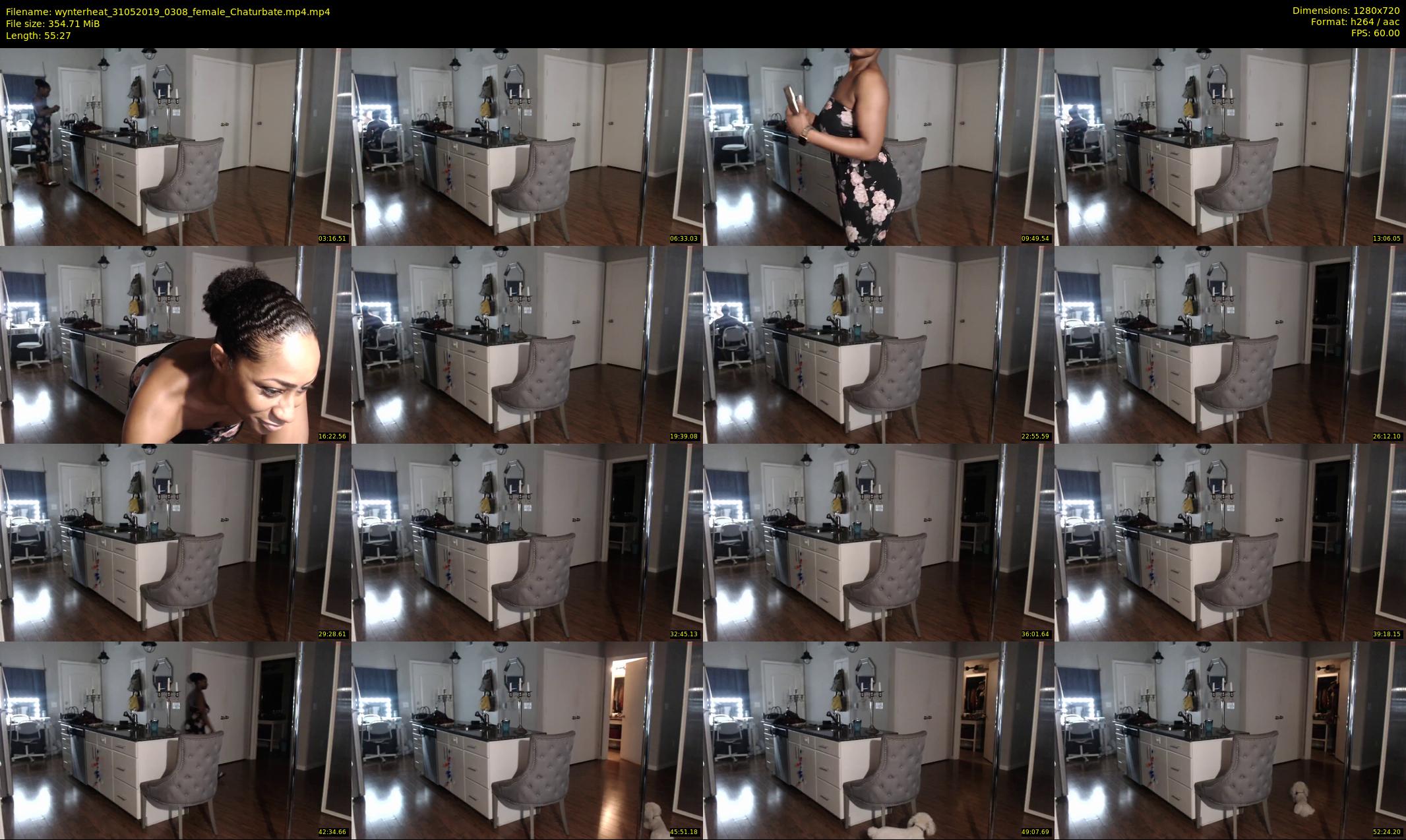 wynterheat — 56 minute Chaturbate female cam show recording, 720p, May 31, 2019