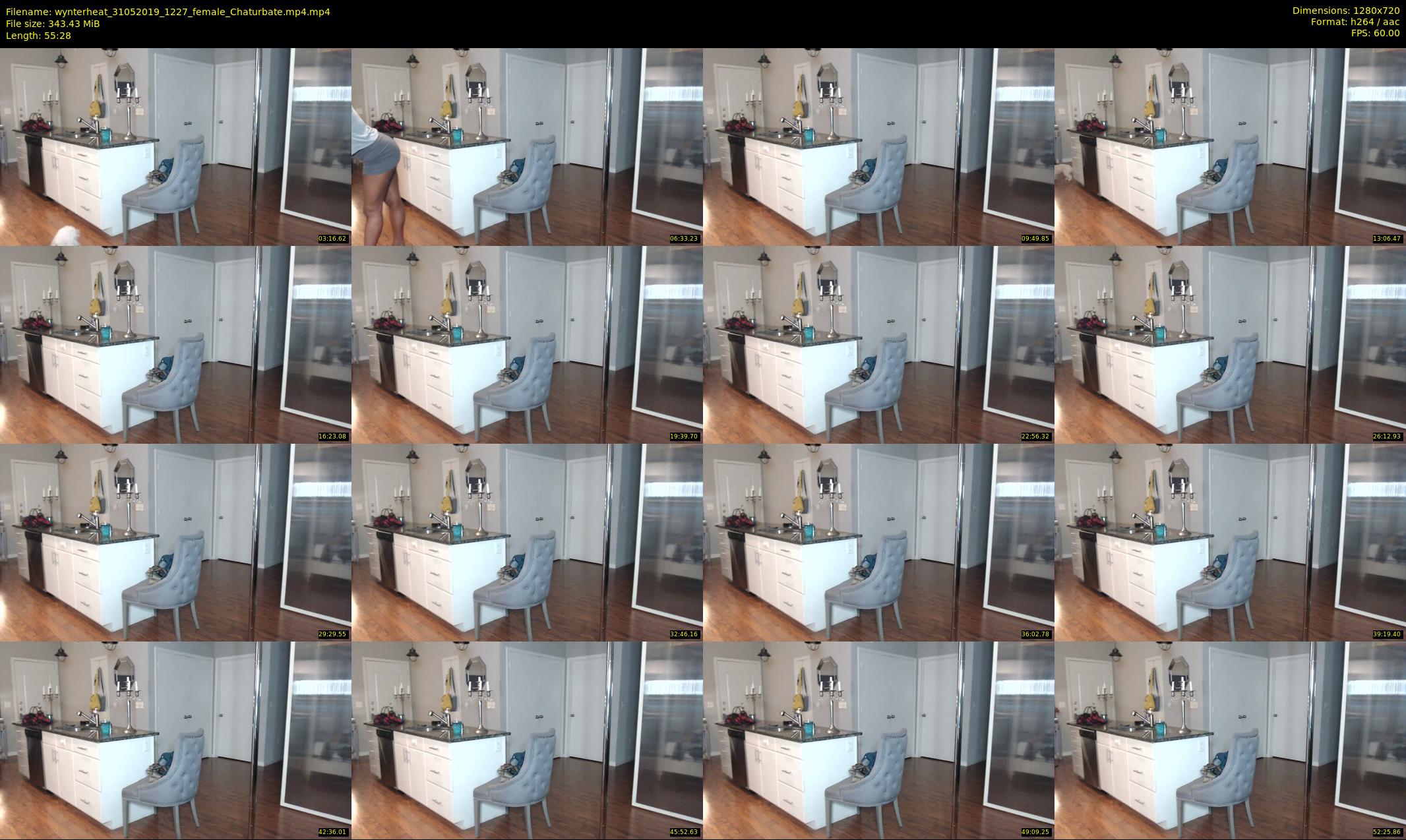 wynterheat — 56 minute Chaturbate female cam show recording, 720p, May 31, 2019