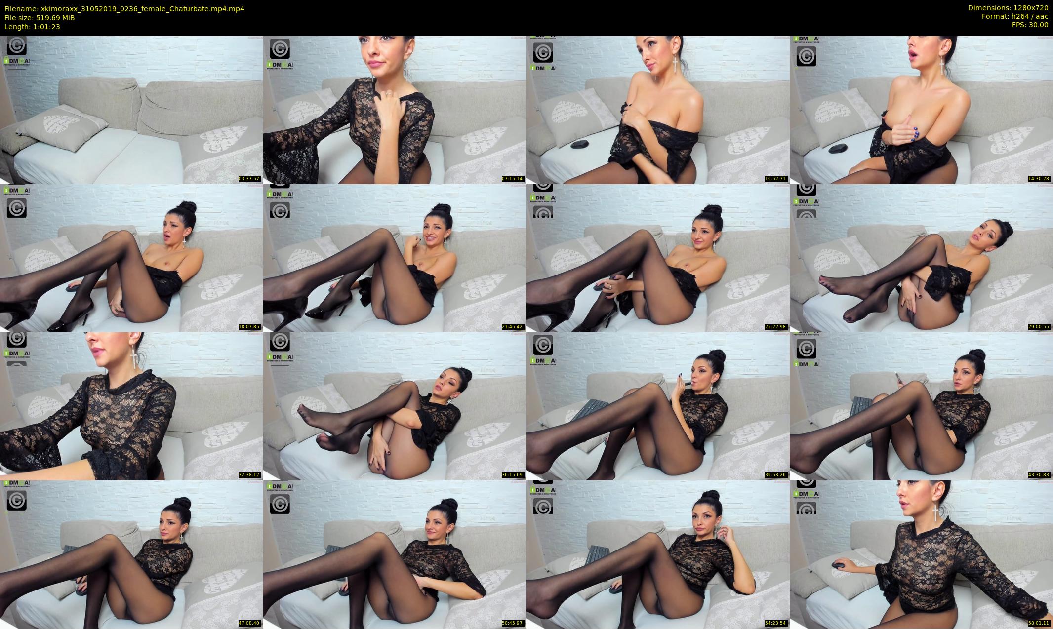 xkimoraxx — 62 minute Chaturbate female cam show recording, 720p, May 31, 2019