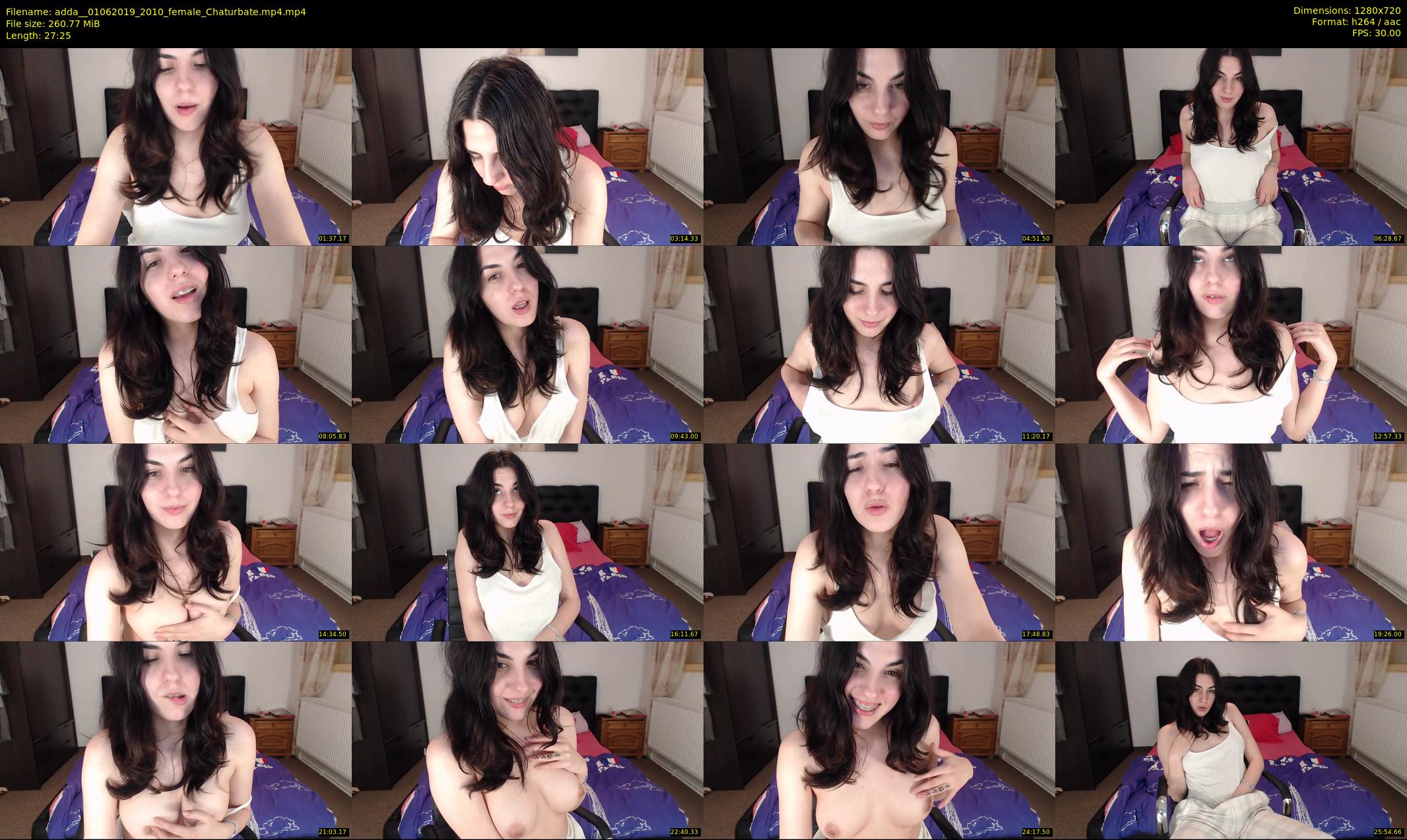 adda_ — 28 minute Chaturbate female cam show recording, 720p, Jun 1, 2019