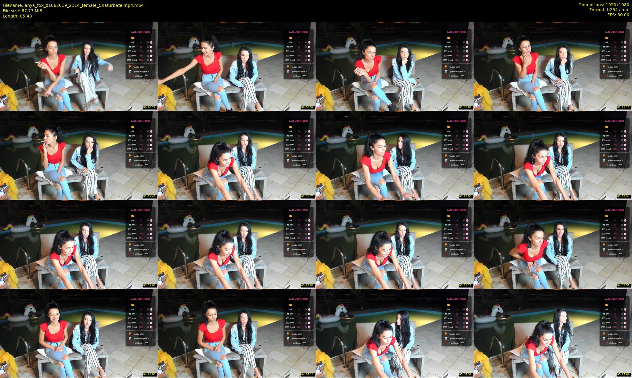 anya_fox — 6 minute Chaturbate female cam show recording, 1080p, Jun 1, 2019