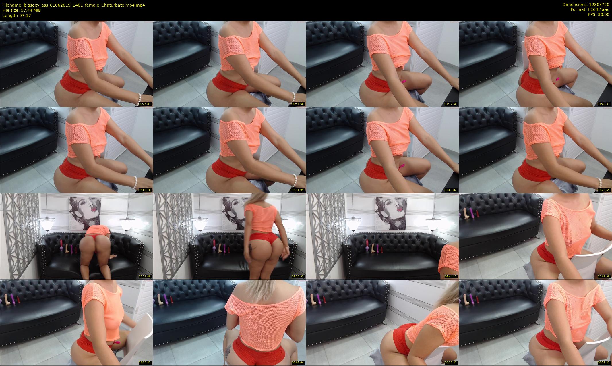 bigsexy_ass — 8 minute Chaturbate female cam show recording, 720p, Jun 1, 2019