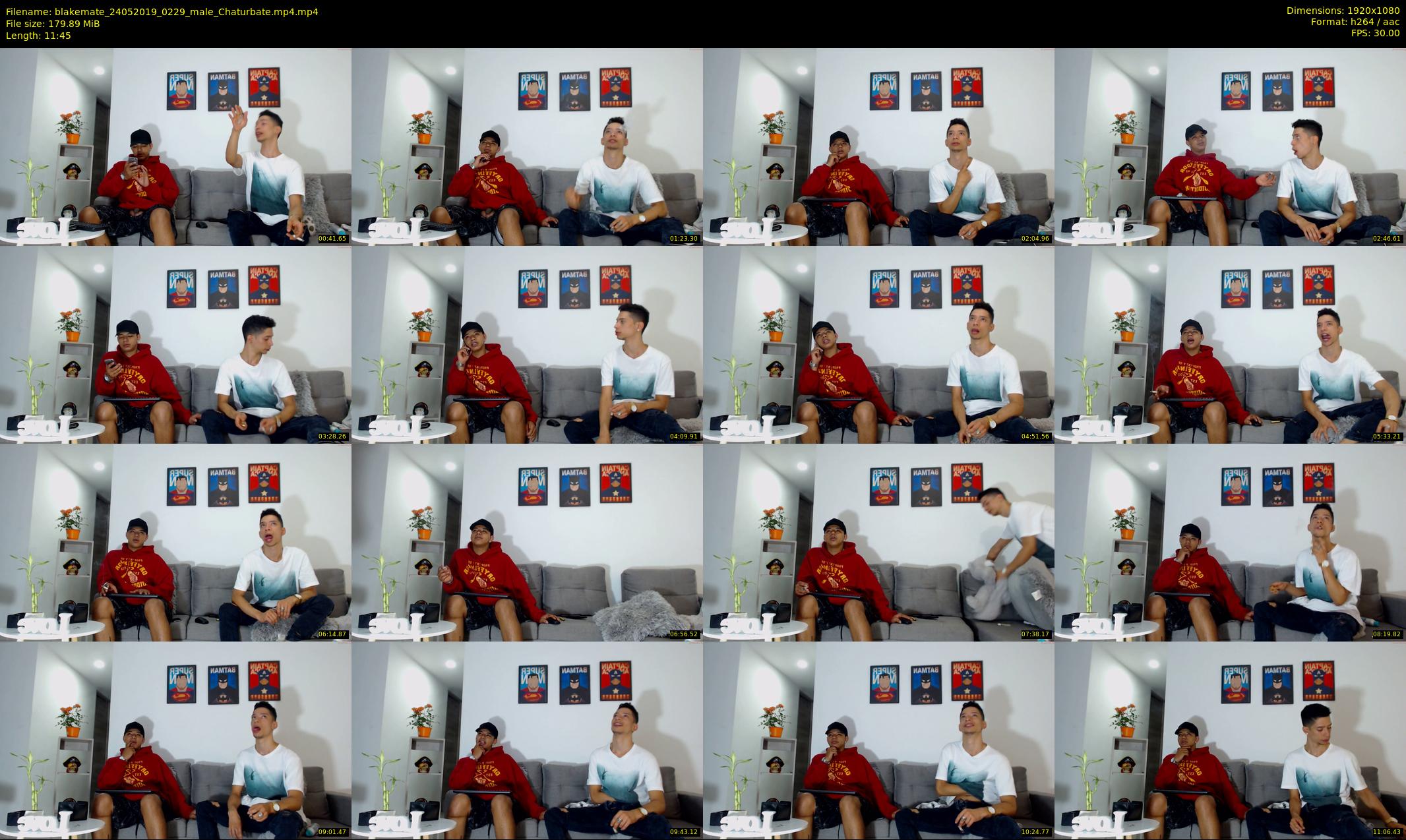 blakemate — 12 minute Chaturbate male cam show recording, 1080p, May 24, 2019