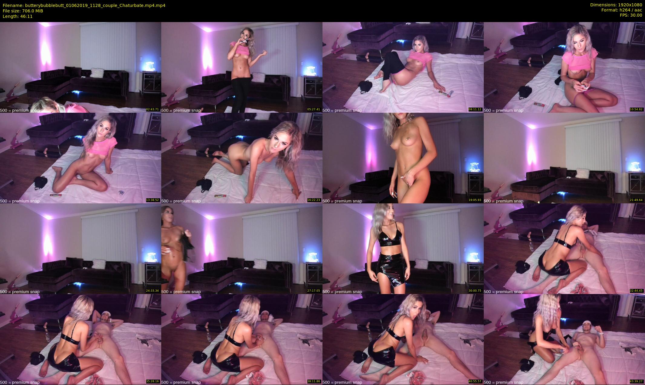 butterybubblebutt — 47 minute Chaturbate couple cam show recording, 1080p, Jun 1, 2019
