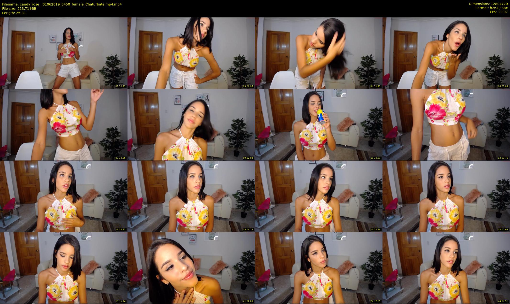 candy_rose_ — 26 minute Chaturbate female cam show recording, 720p, Jun 1, 2019