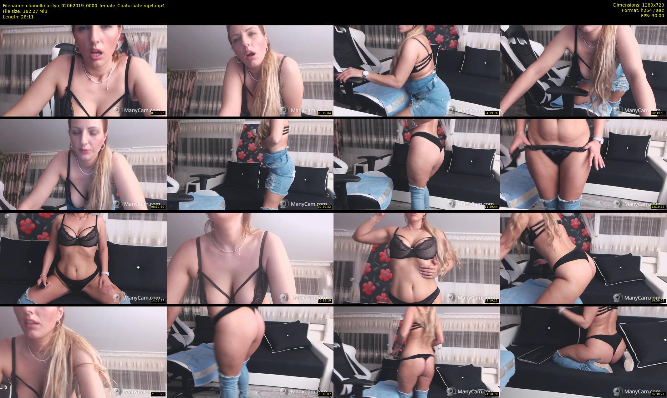 chanellmarilyn — 29 minute Chaturbate female cam show recording, 720p, Jun 2, 2019