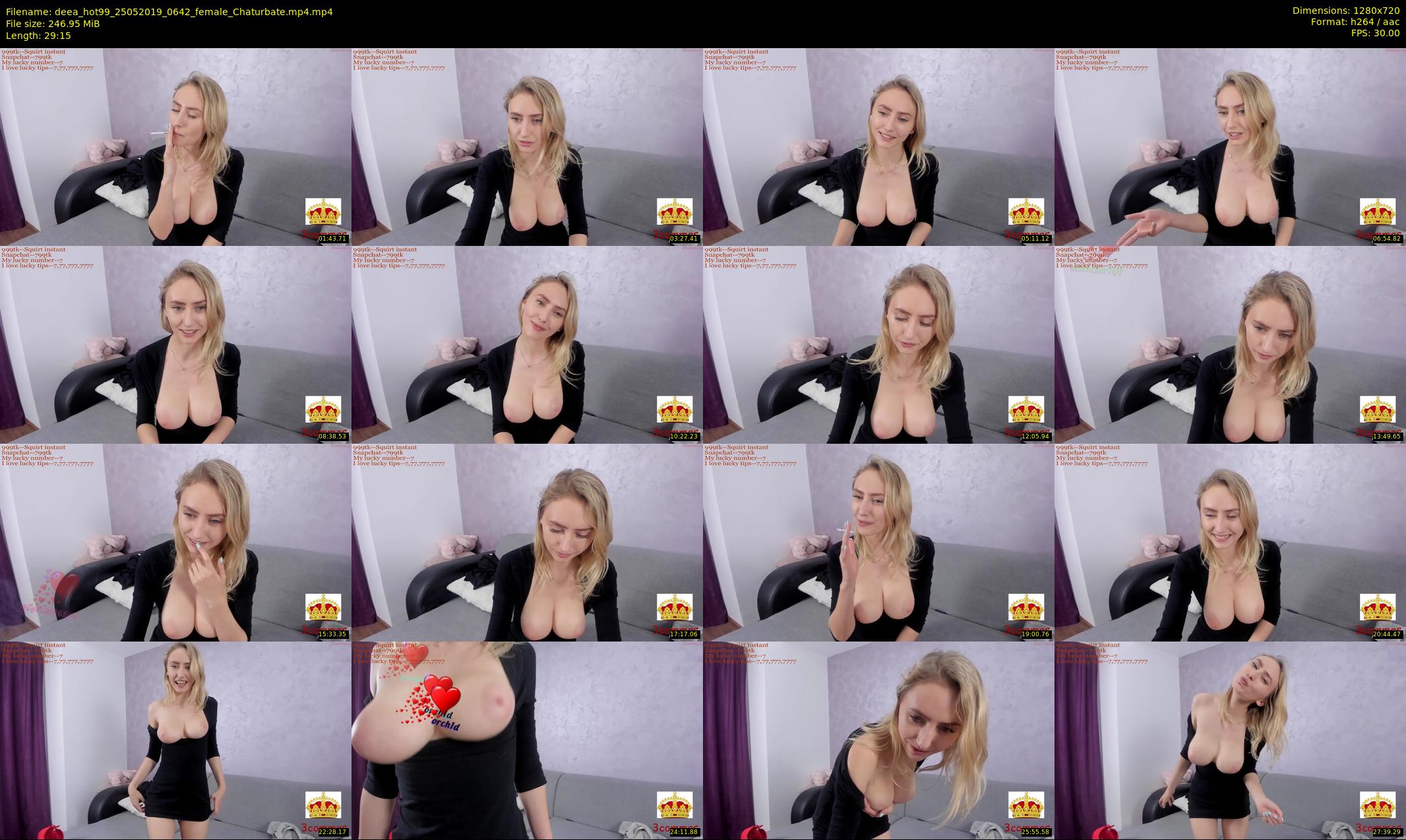 deea_hot99 — 30 minute Chaturbate female cam show recording, 720p, May 25, 2019