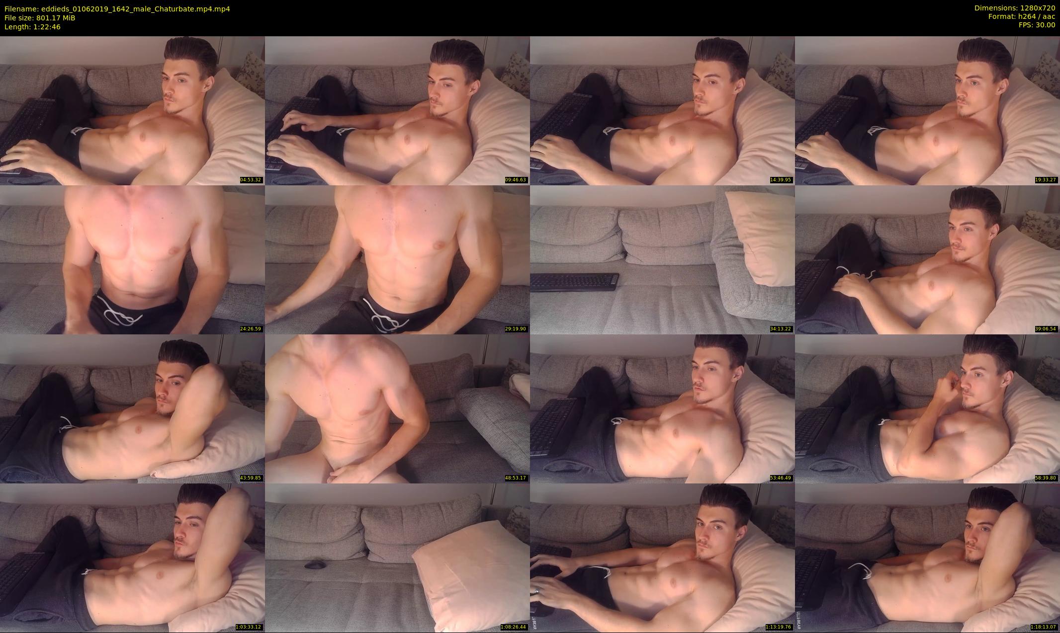 eddieds — 83 minute Chaturbate male cam show recording, 720p, Jun 1, 2019