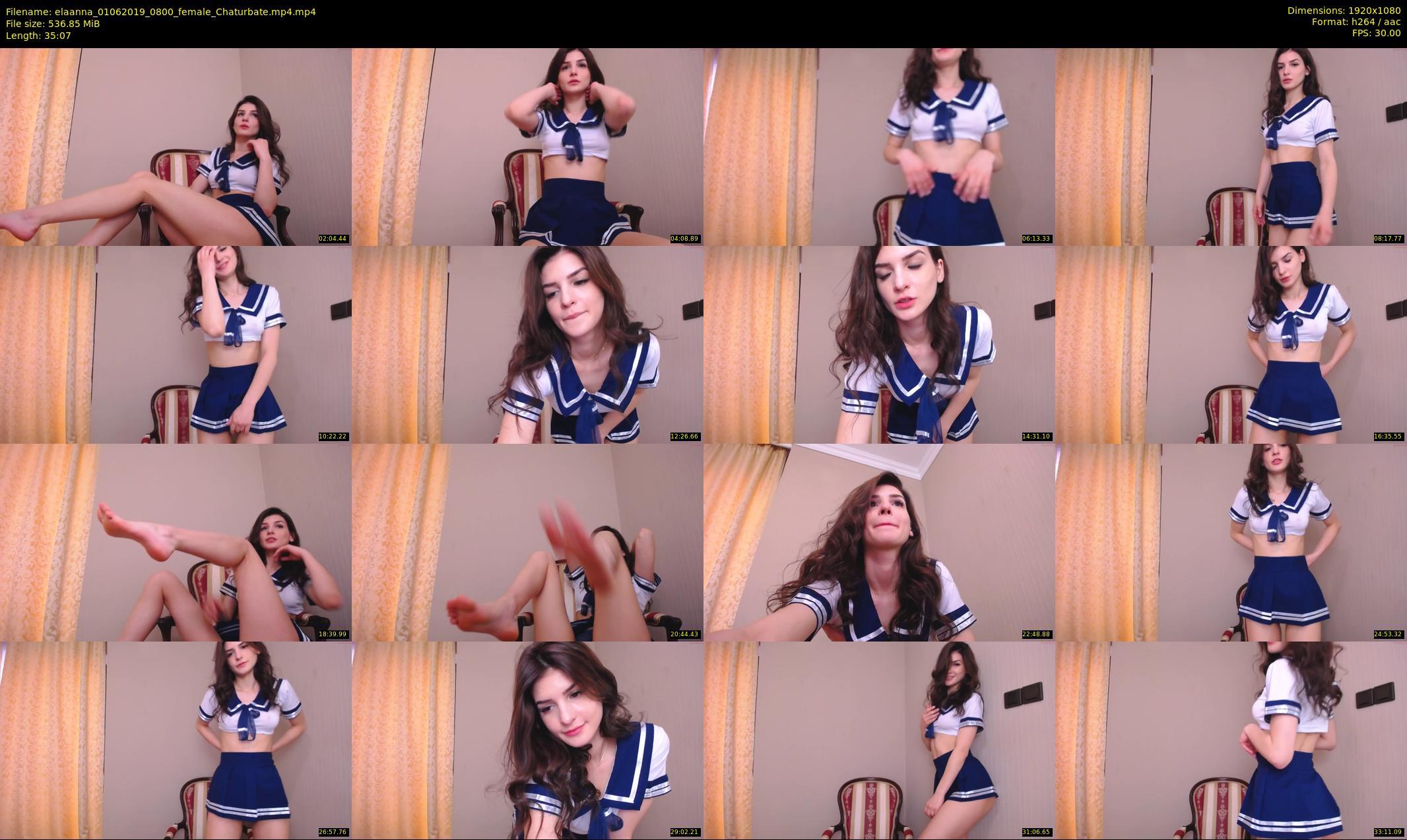 elaanna — 36 minute Chaturbate female cam show recording, 1080p, Jun 1, 2019