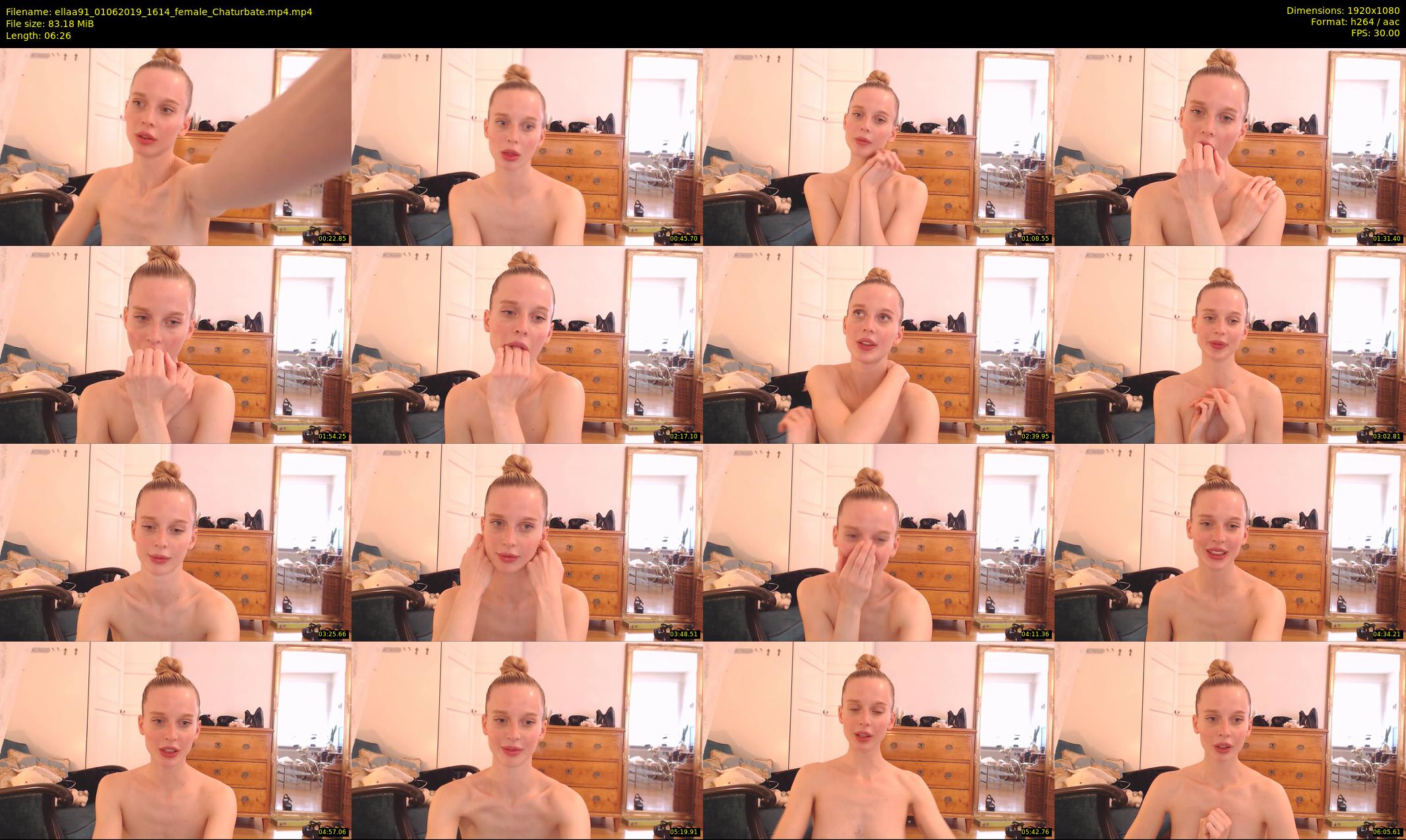 ellaa91 — 7 minute Chaturbate female cam show recording, 1080p, Jun 1, 2019