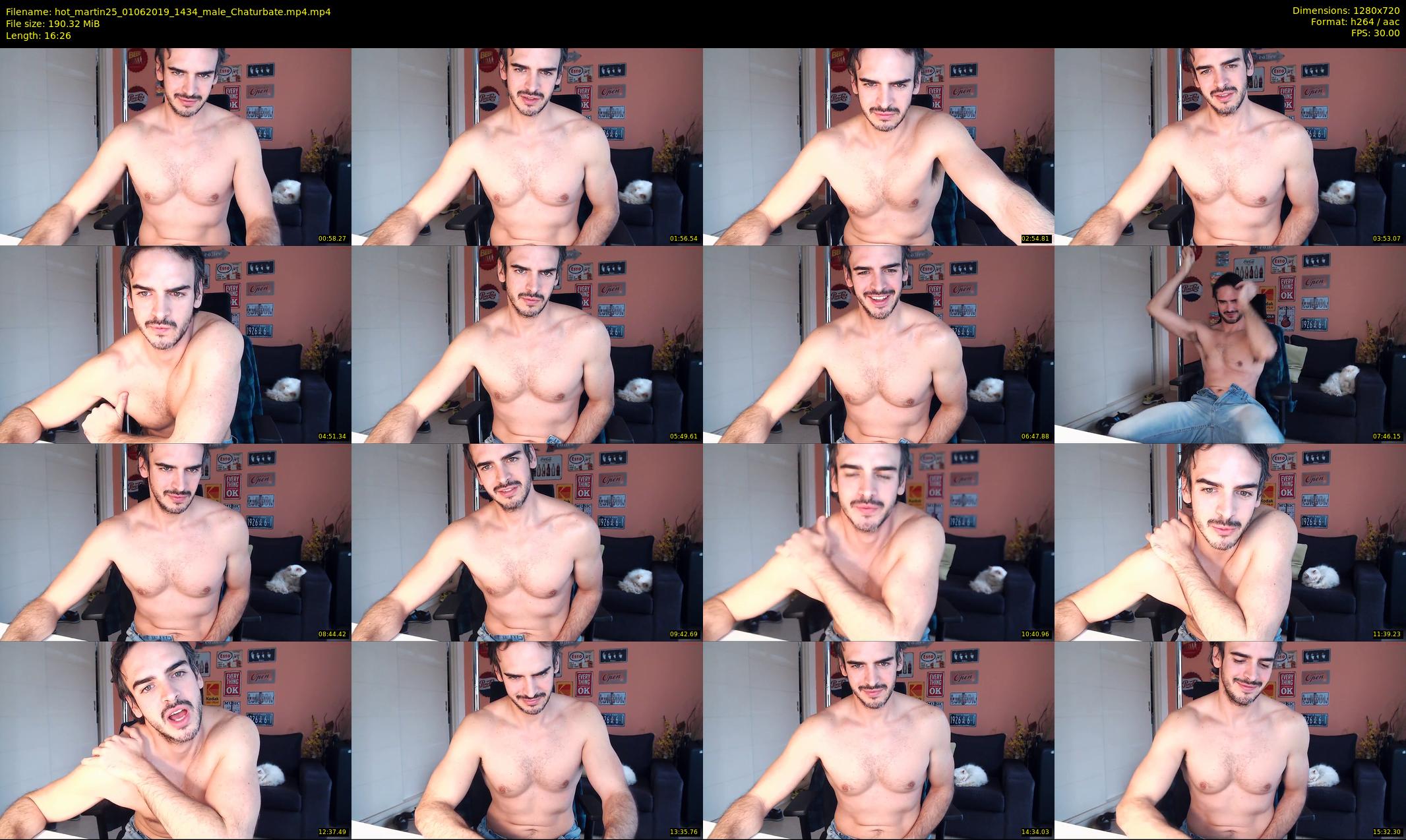 hot_martin25 — 17 minute Chaturbate male cam show recording, 720p, Jun 1, 2019