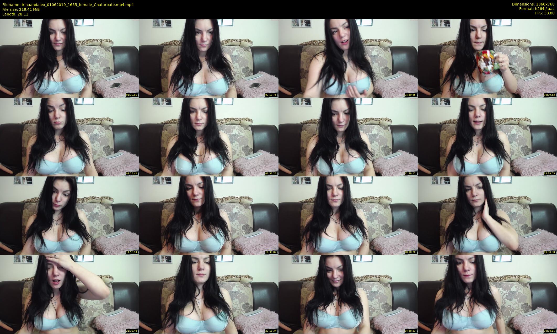 irinaandalex — 29 minute Chaturbate couple cam show recording, 720p, Jun 1, 2019