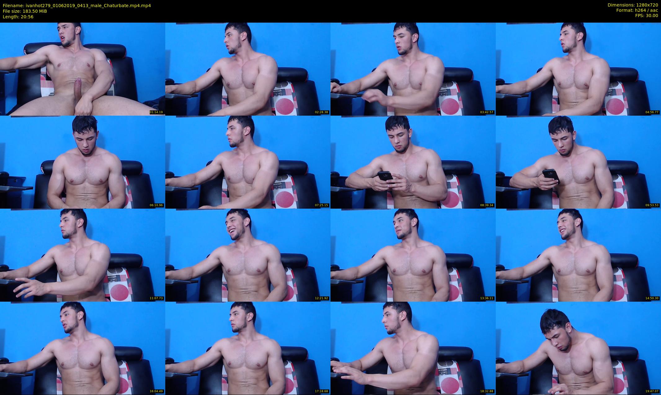 ivanhot279 — 21 minute Chaturbate male cam show recording, 720p, Jun 1, 2019