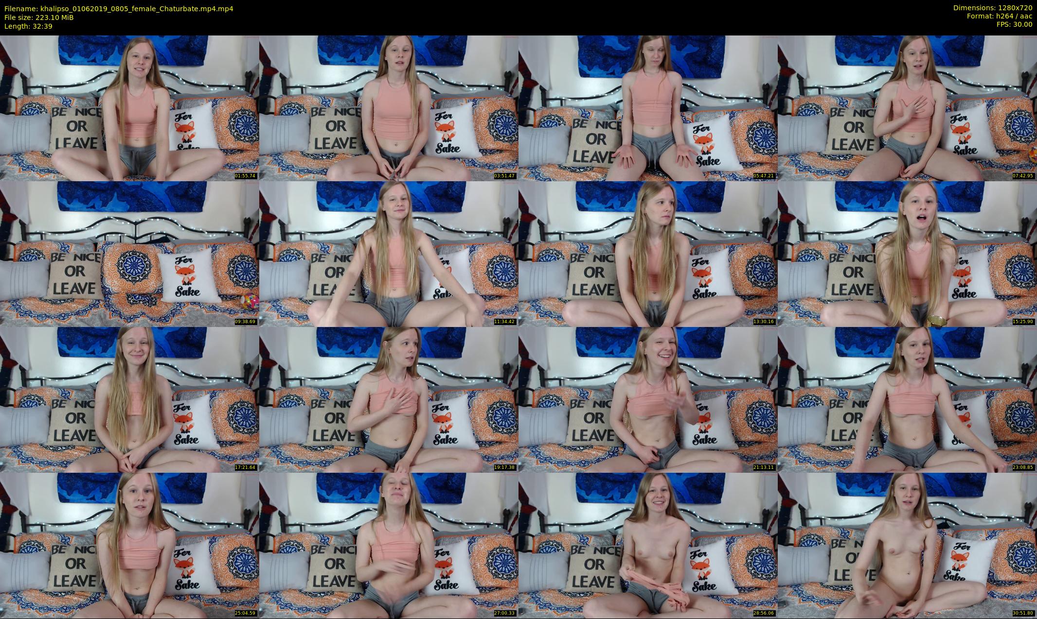 khalipso — 33 minute Chaturbate female cam show recording, 720p, Jun 1, 2019
