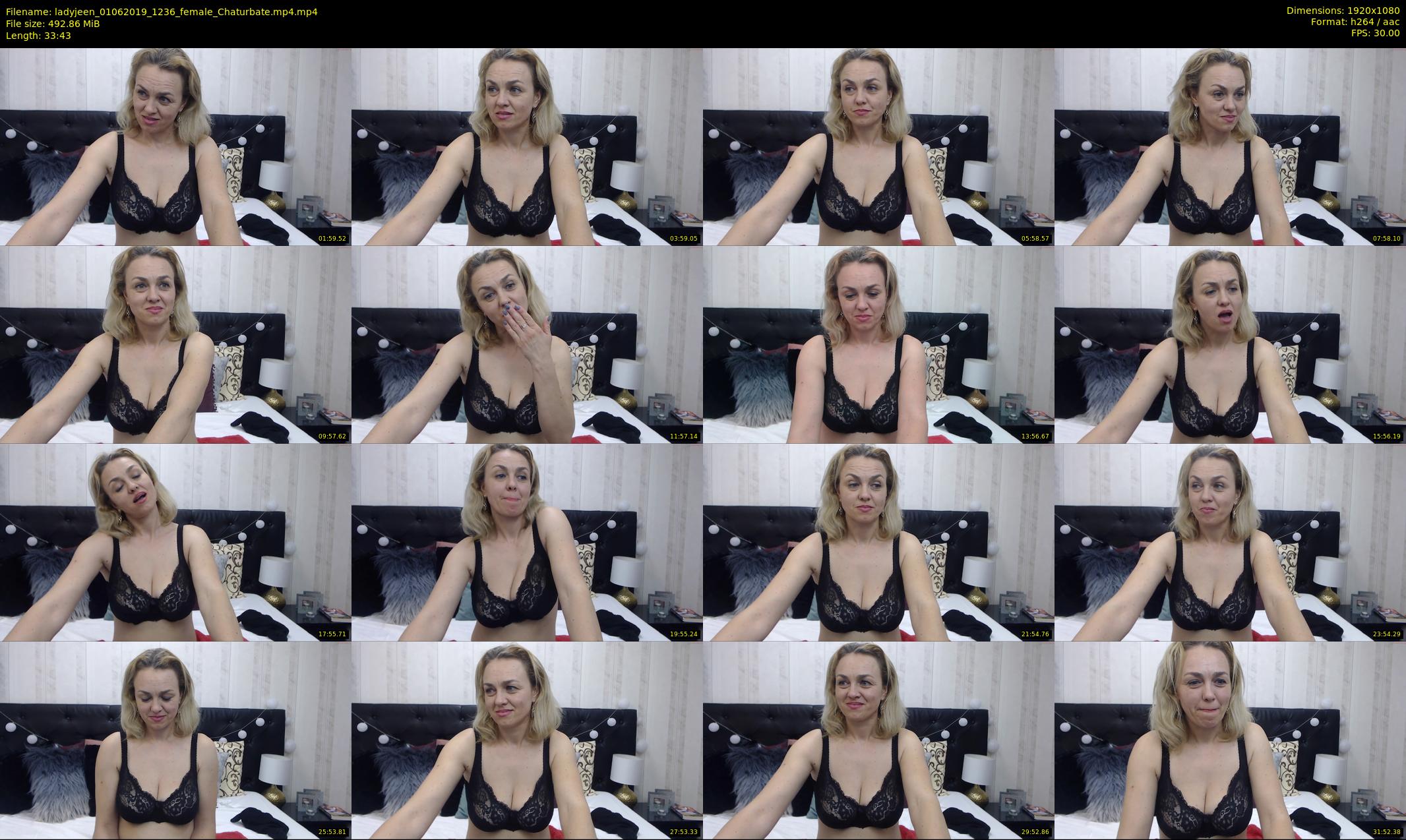 ladyjeen — 34 minute Chaturbate female cam show recording, 1080p, Jun 1, 2019