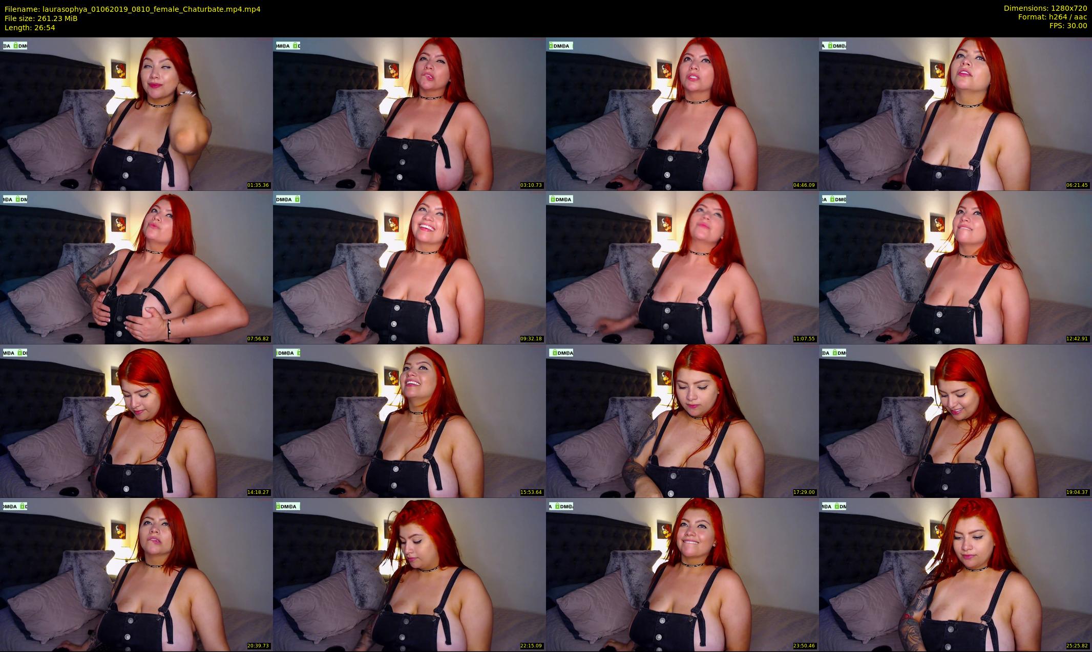 laurasophya — 27 minute Chaturbate female cam show recording, 720p, Jun 1, 2019