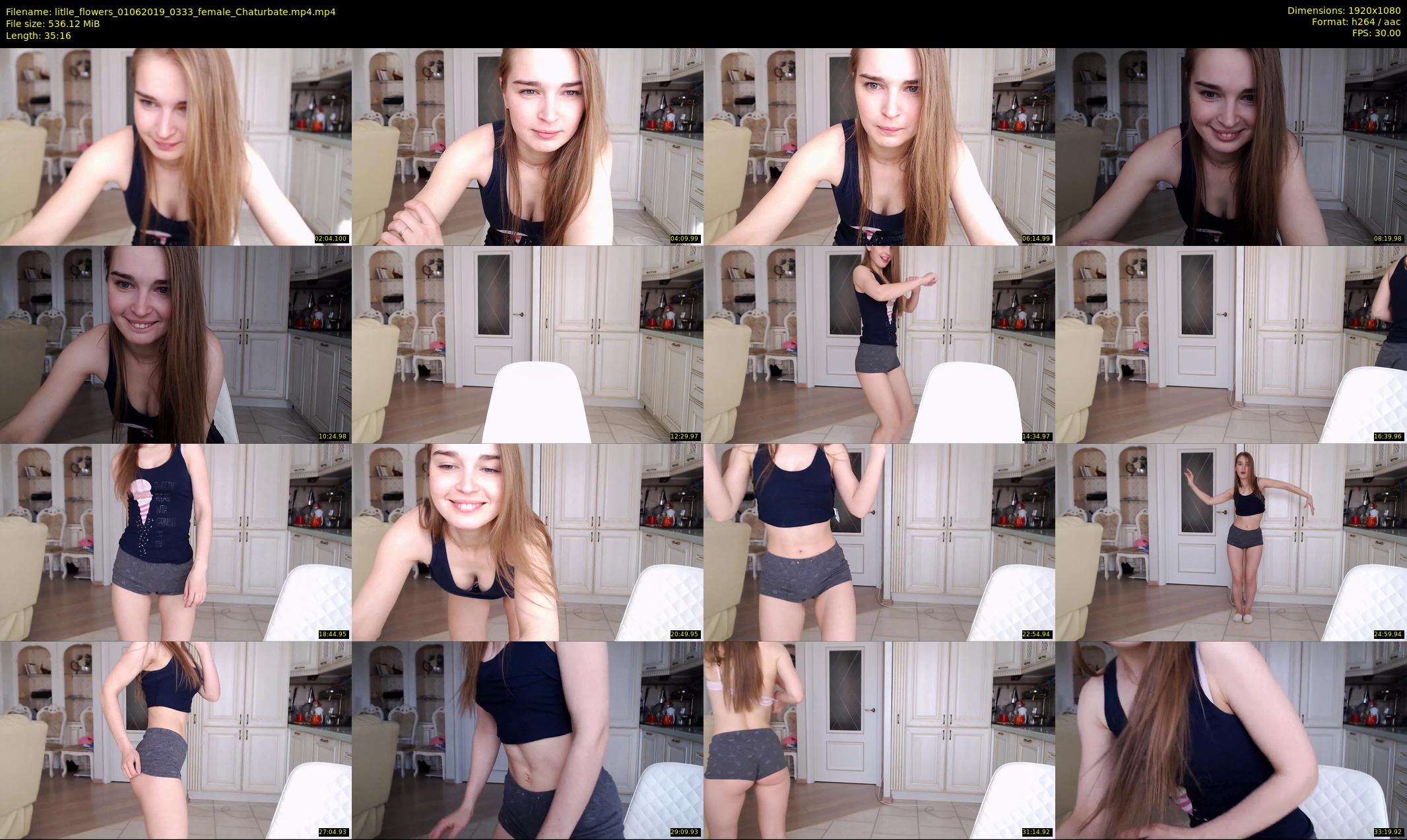 litlle_flowers — 36 minute Chaturbate female cam show recording, 1080p, Jun 1, 2019