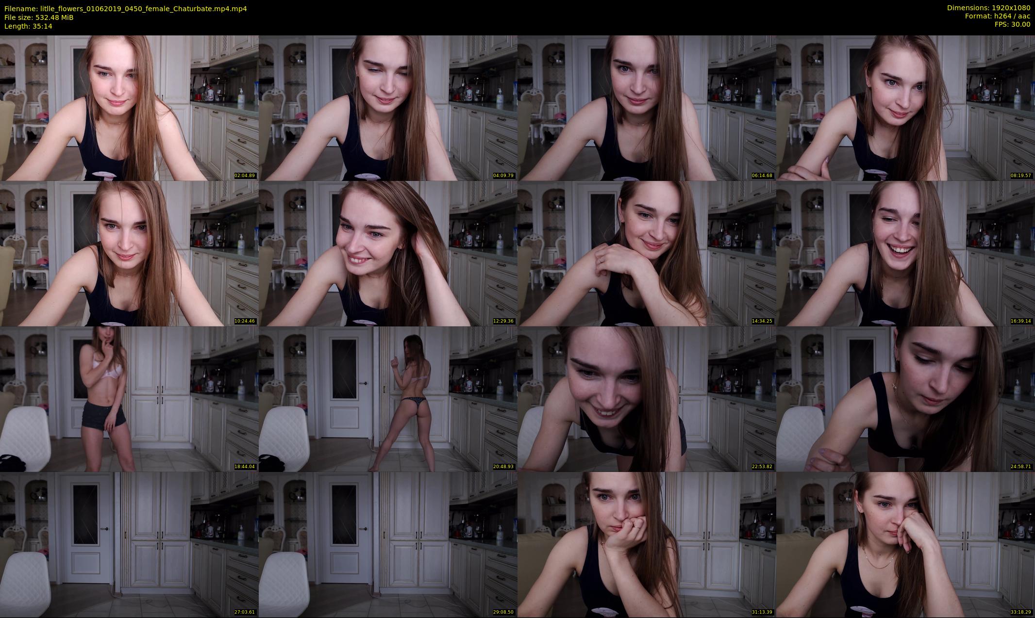 litlle_flowers — 36 minute Chaturbate female cam show recording, 1080p, Jun 1, 2019