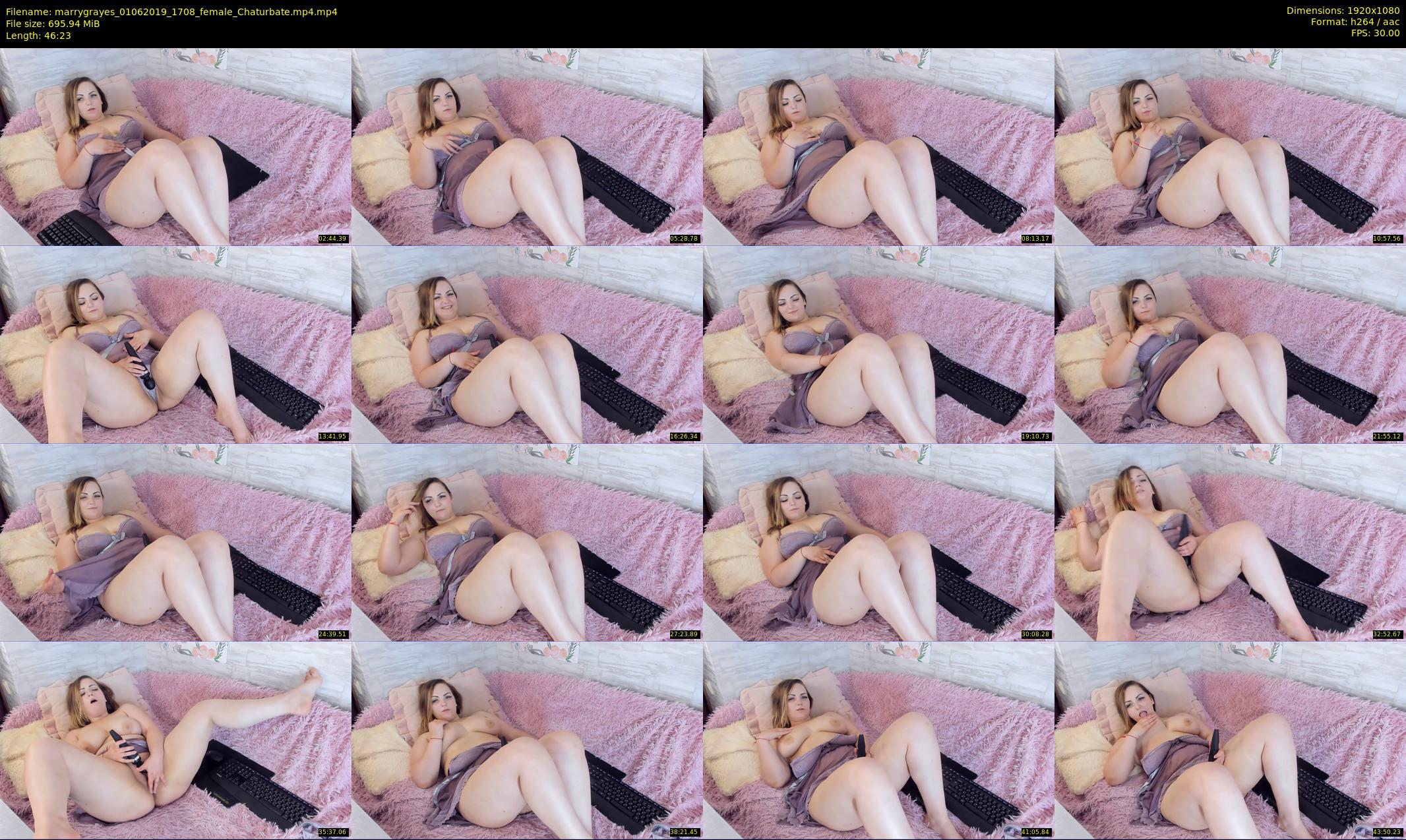 marrygrayes — 47 minute Chaturbate female cam show recording, 1080p, Jun 1, 2019