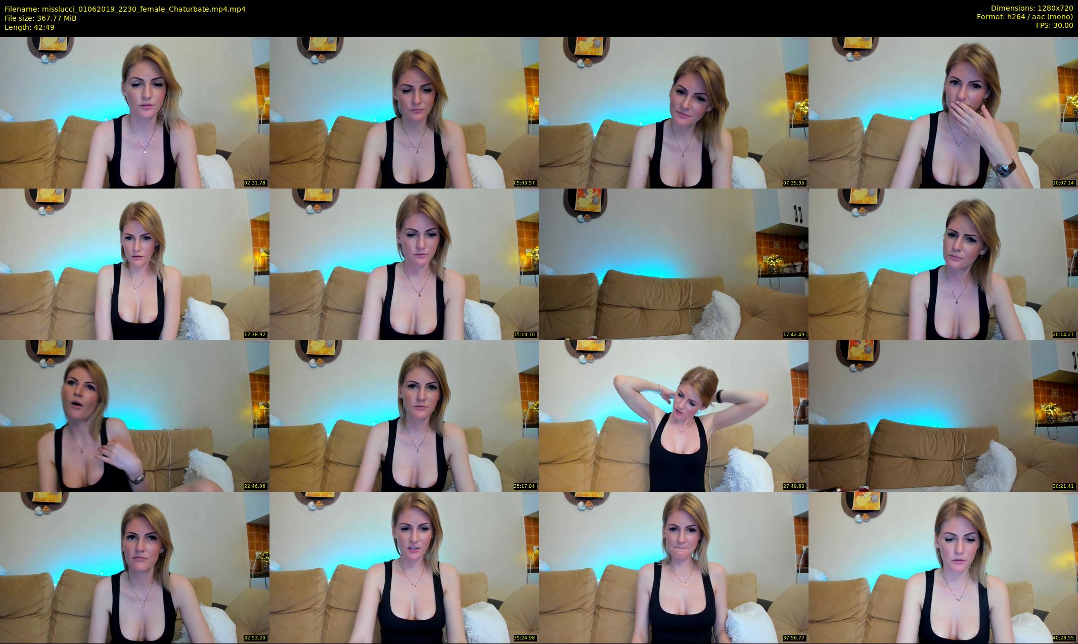 misslucci — 43 minute Chaturbate female cam show recording, 720p, Jun 1, 2019