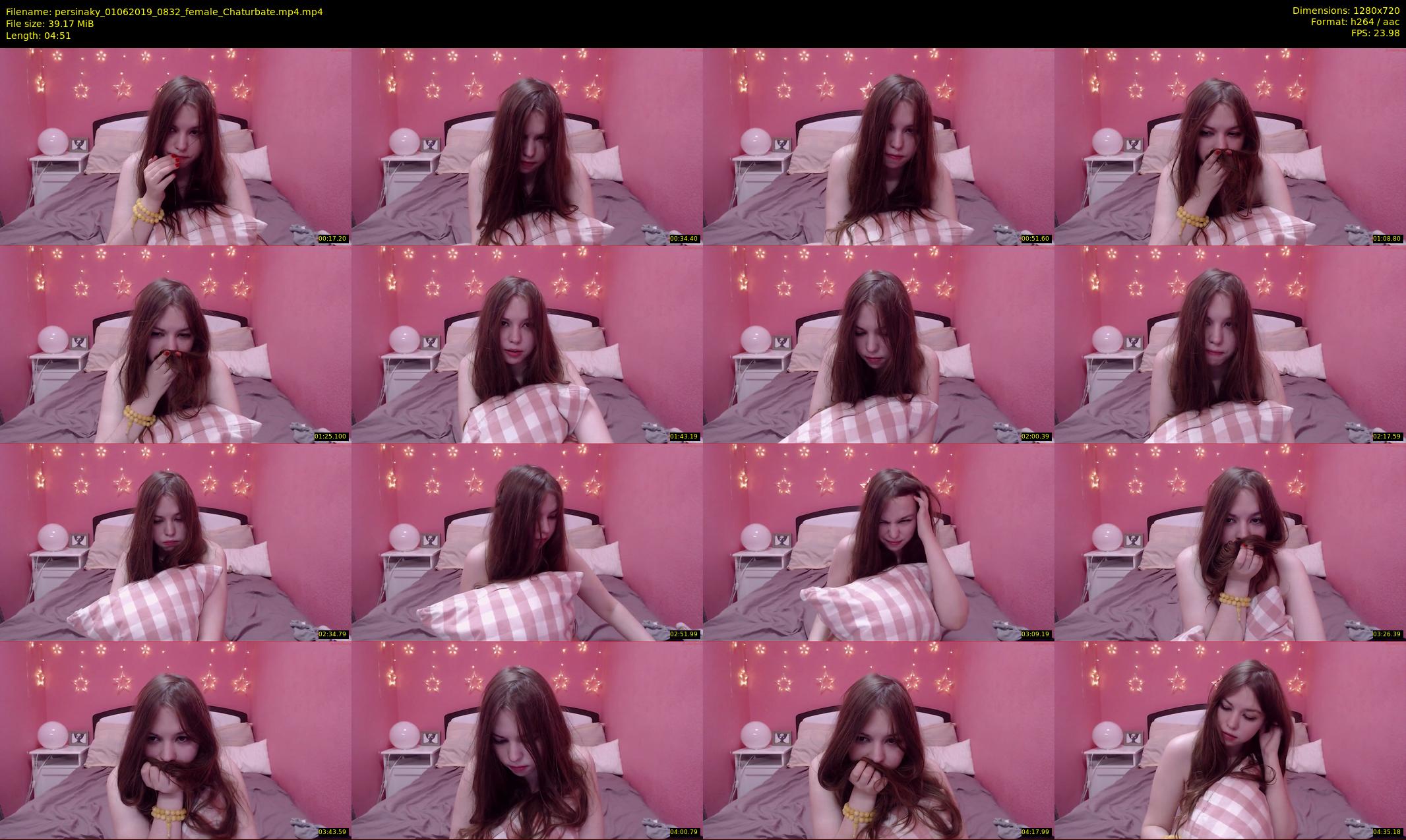 persinaky — 5 minute Chaturbate female cam show recording, 720p, Jun 1, 2019