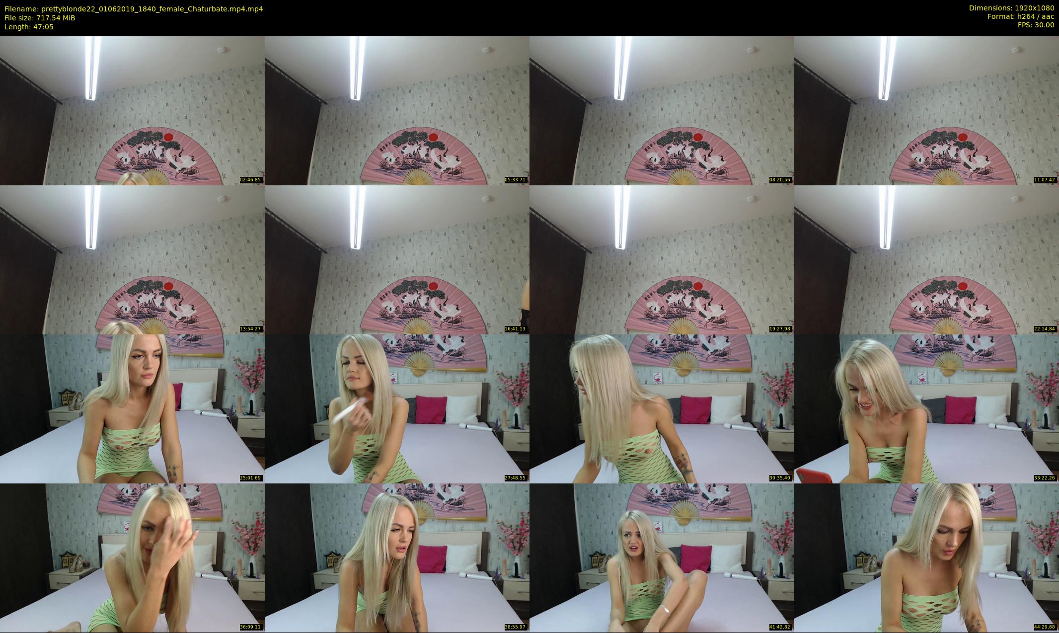 prettyblonde22 — 48 minute Chaturbate female cam show recording, 1080p, Jun 1, 2019