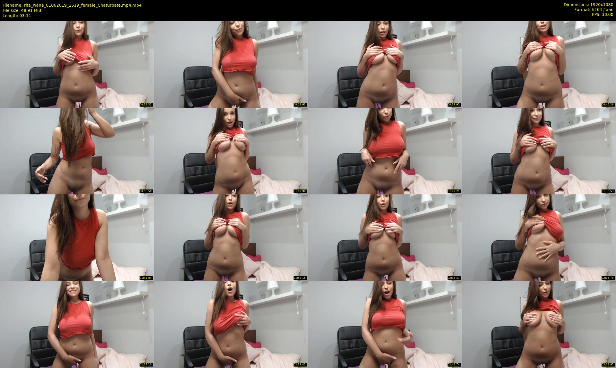 rita_wane — 4 minute Chaturbate female cam show recording, 1080p, Jun 1, 2019