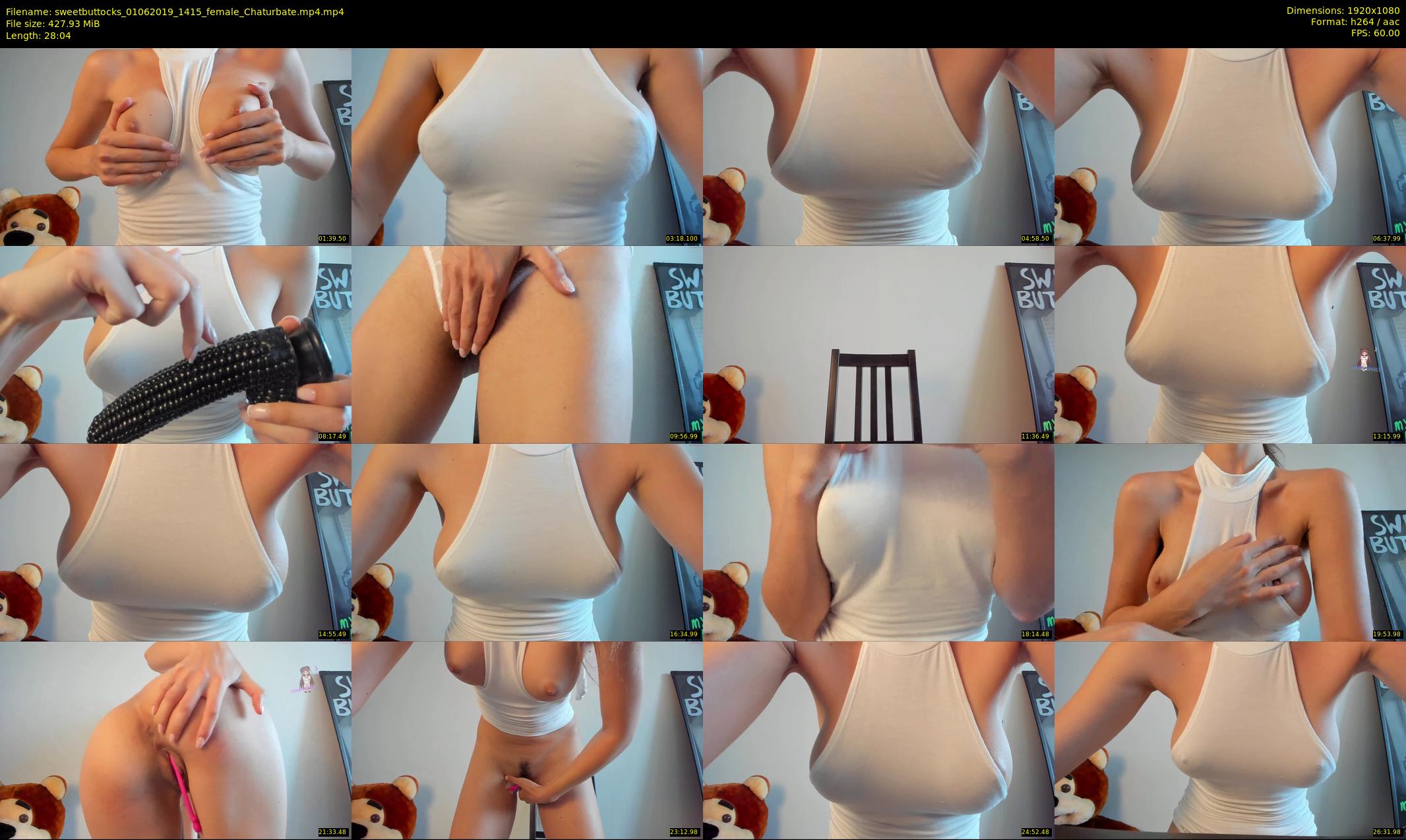 sweetbuttocks — 29 minute Chaturbate female cam show recording, 1080p, Jun 1, 2019