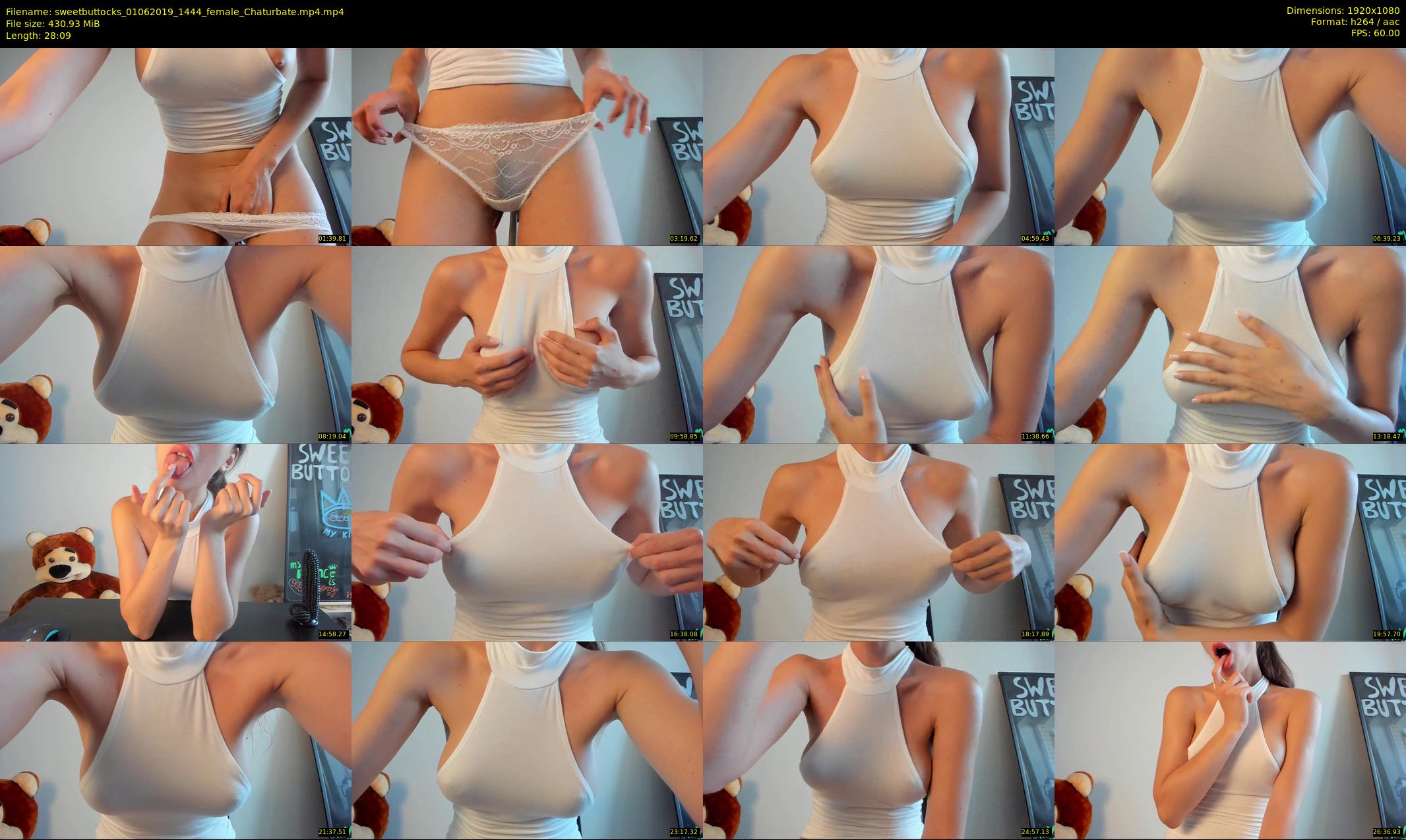 sweetbuttocks — 29 minute Chaturbate female cam show recording, 1080p, Jun 1, 2019