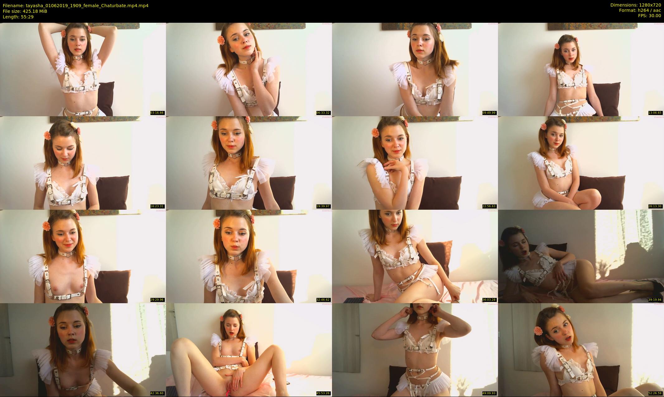 tayasha — 56 minute Chaturbate female cam show recording, 720p, Jun 1, 2019