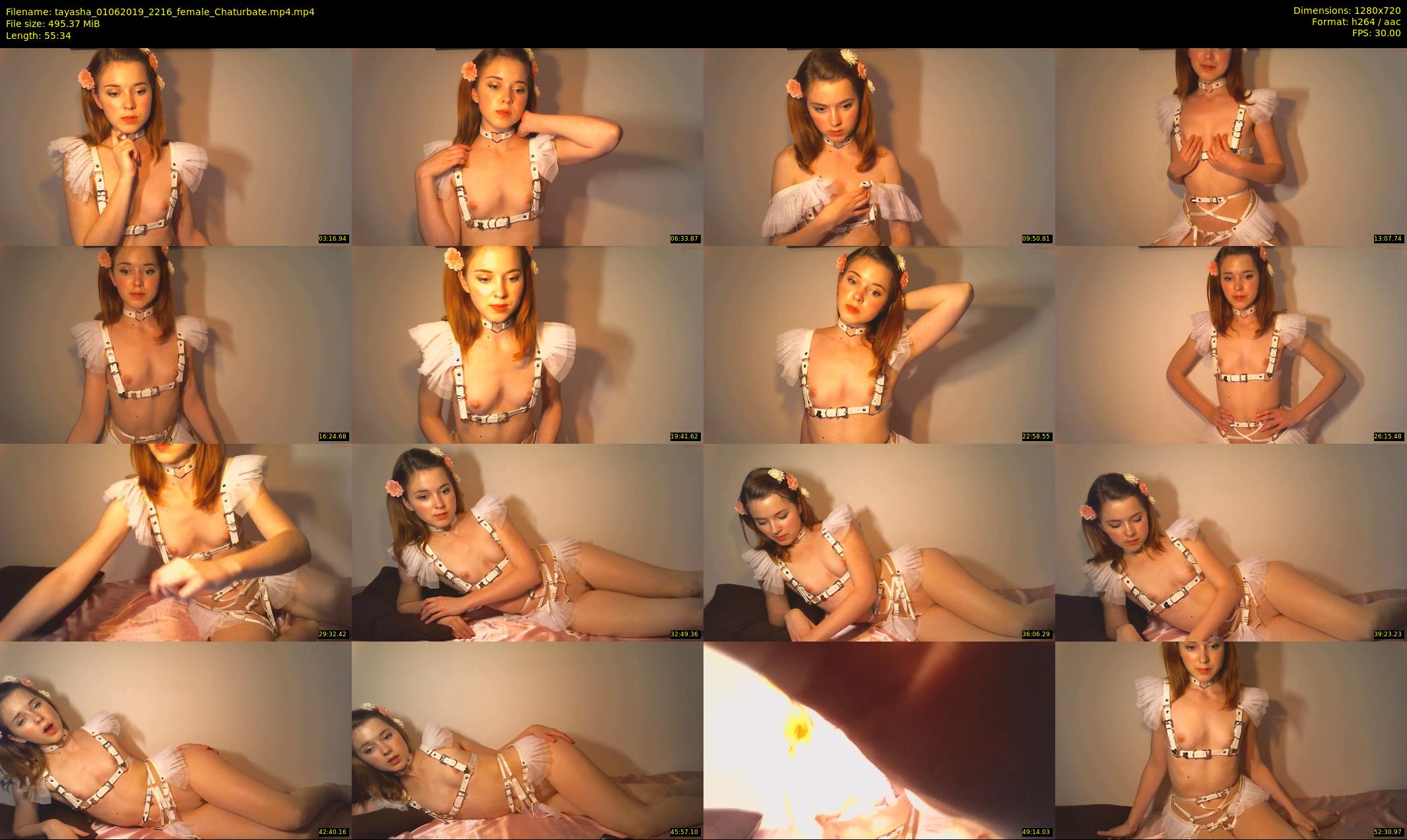 tayasha — 56 minute Chaturbate female cam show recording, 720p, Jun 1, 2019