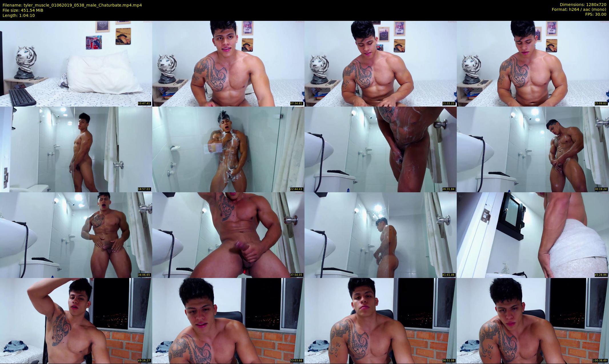 tyler_muscle — 65 minute Chaturbate male cam show recording, 720p, Jun 1, 2019