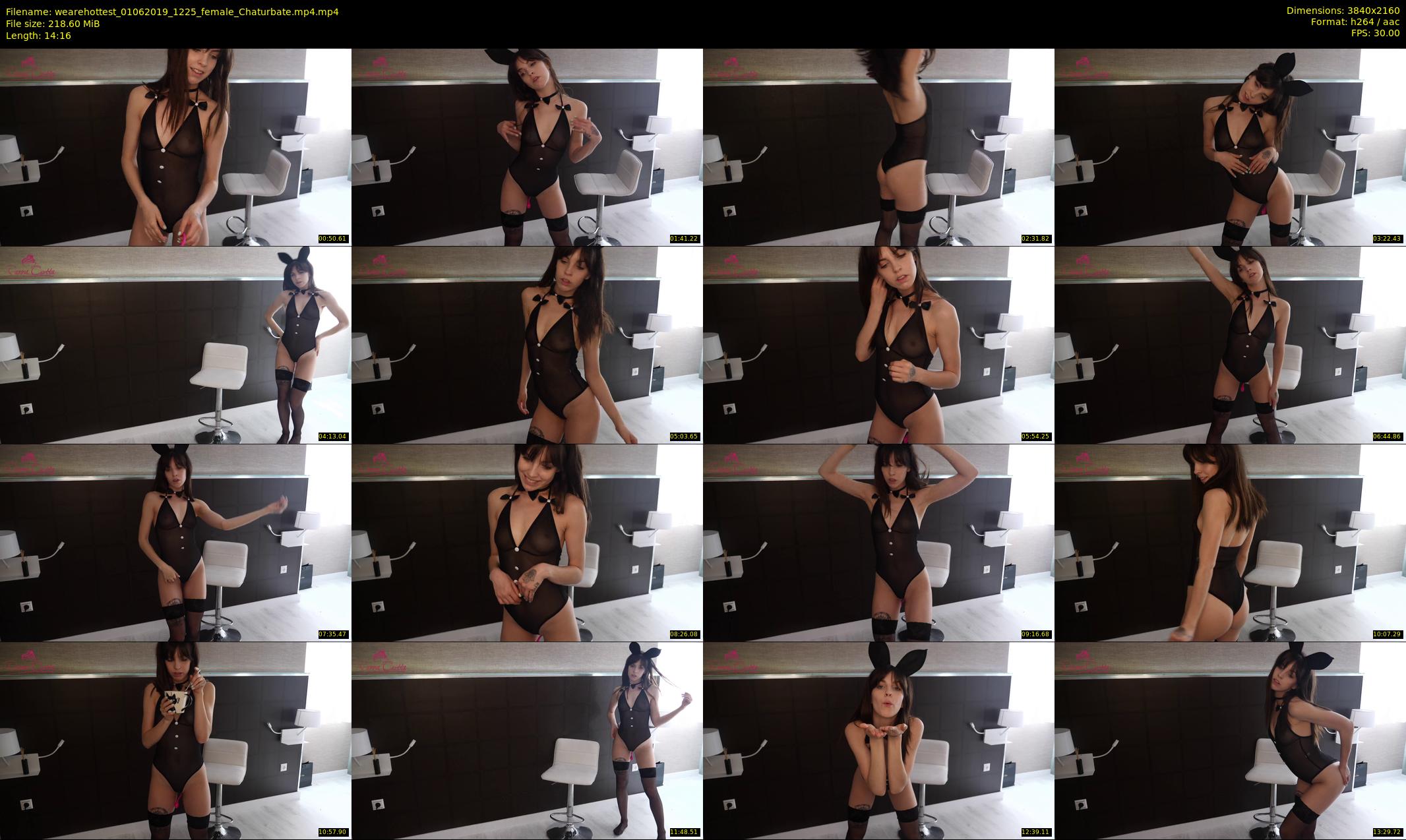 wearehottest — 15 minute Chaturbate couple cam show recording, 4K, Jun 1, 2019