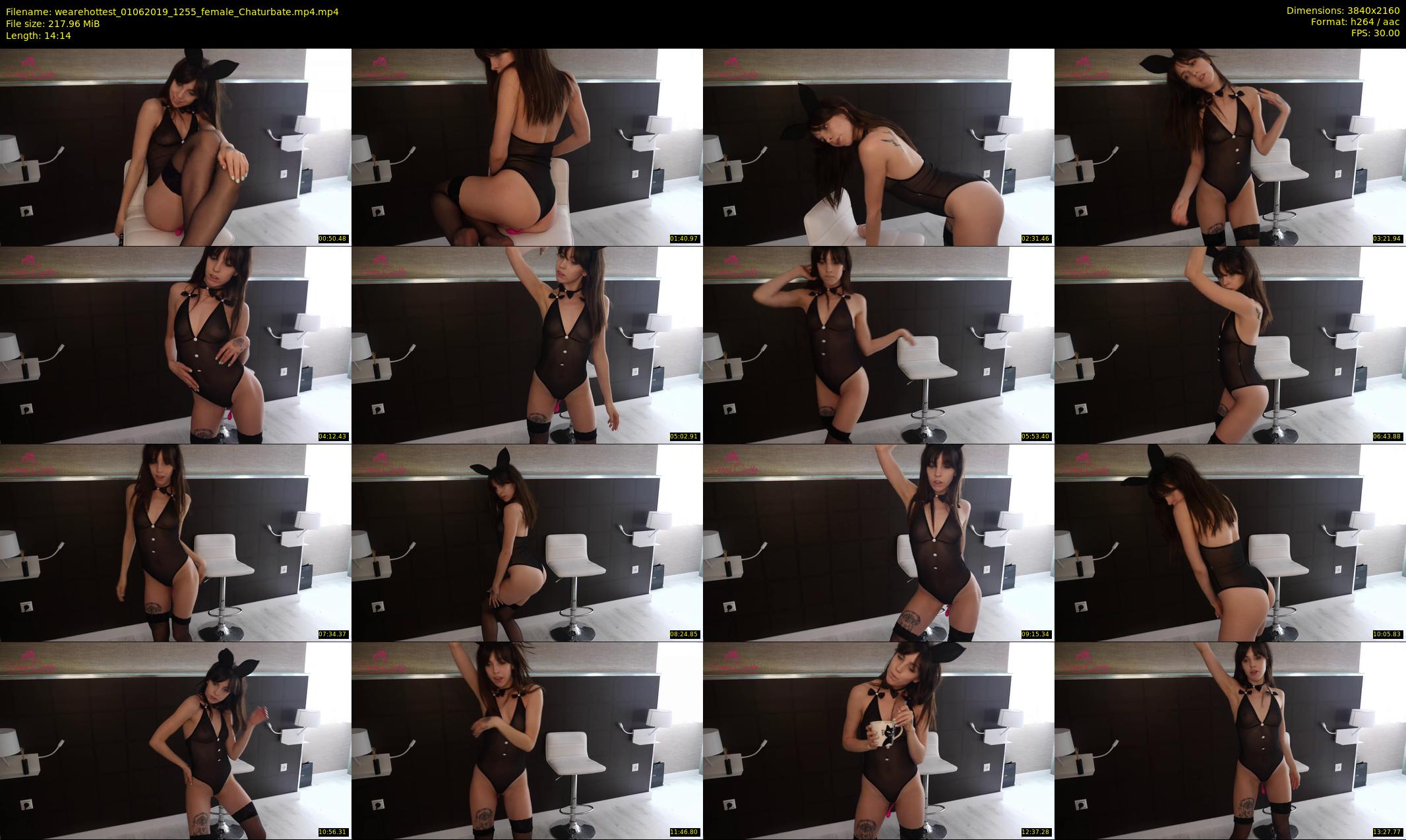 wearehottest — 15 minute Chaturbate couple cam show recording, 4K, Jun 1, 2019