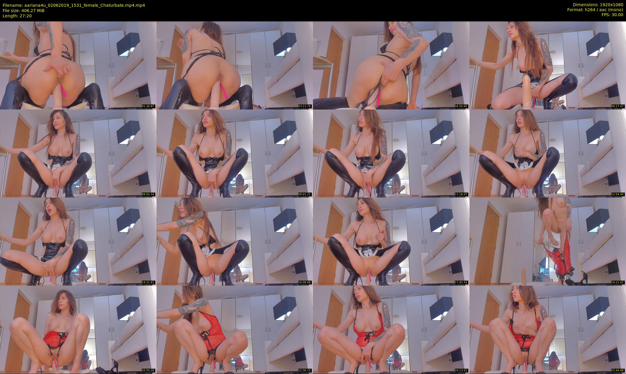 aariana4u — 28 minute Chaturbate female cam show recording, 1080p, Jun 2, 2019