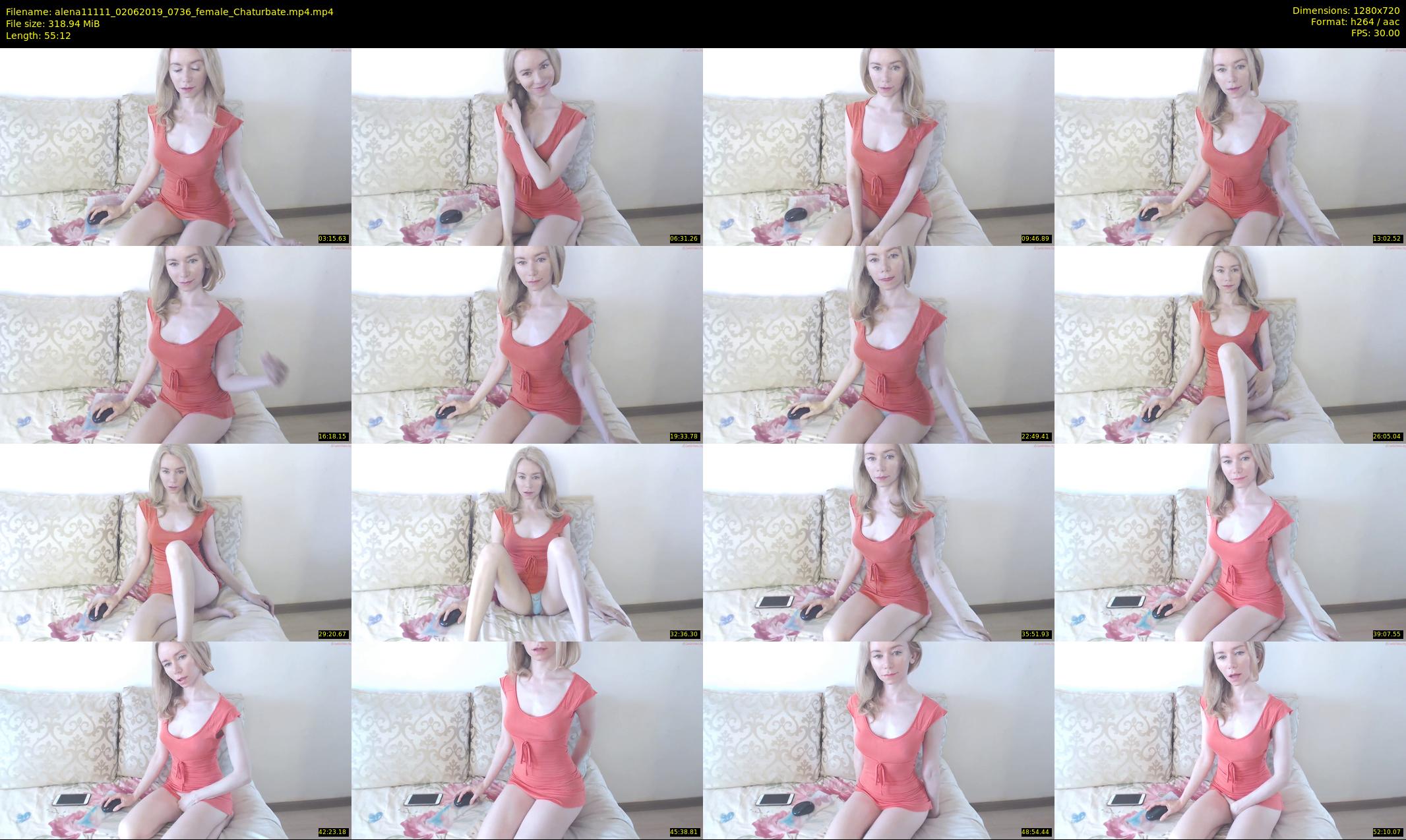 alena11111 — 56 minute Chaturbate female cam show recording, 720p, Jun 2, 2019