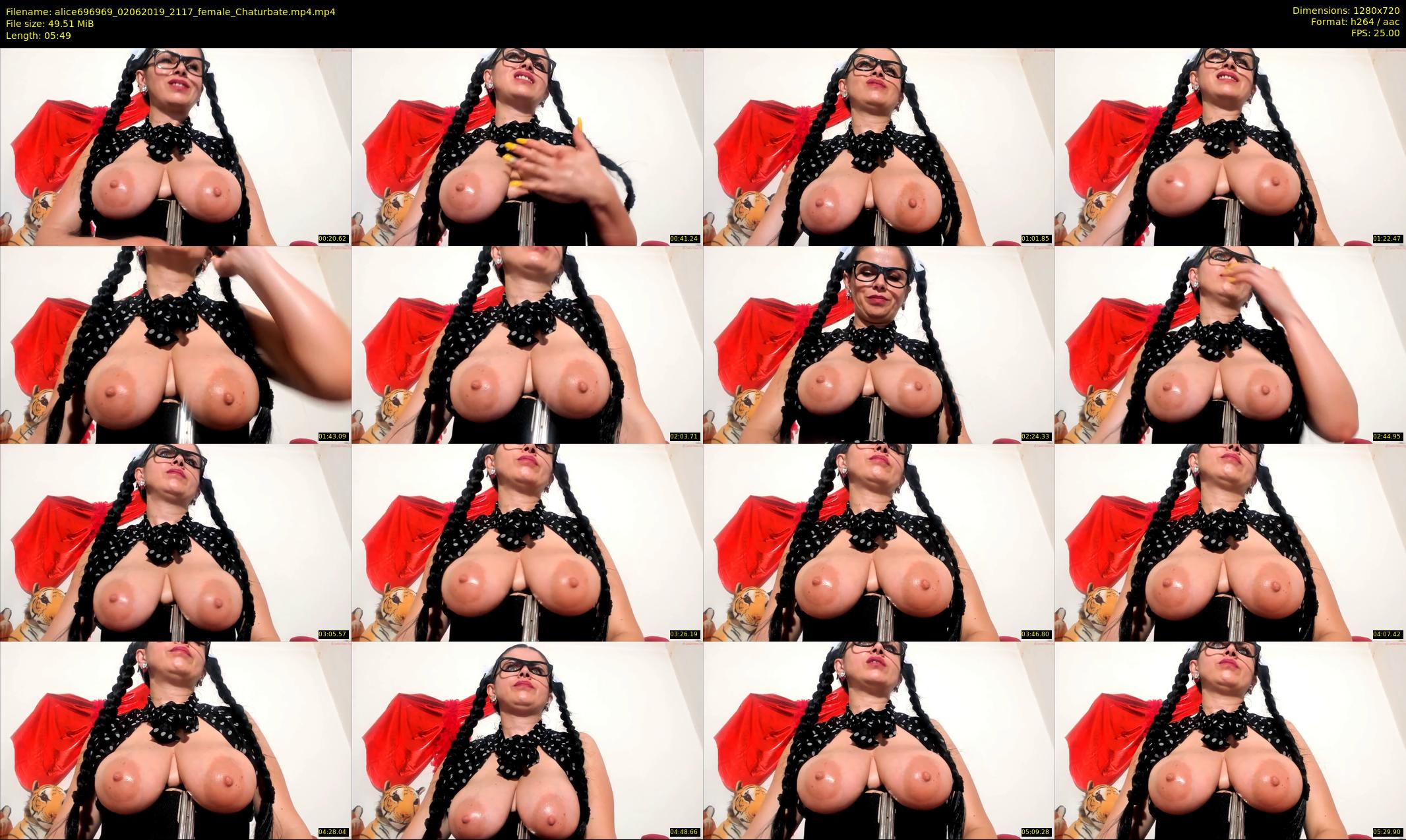 alice696969 — 6 minute Chaturbate female cam show recording, 720p, Jun 2, 2019