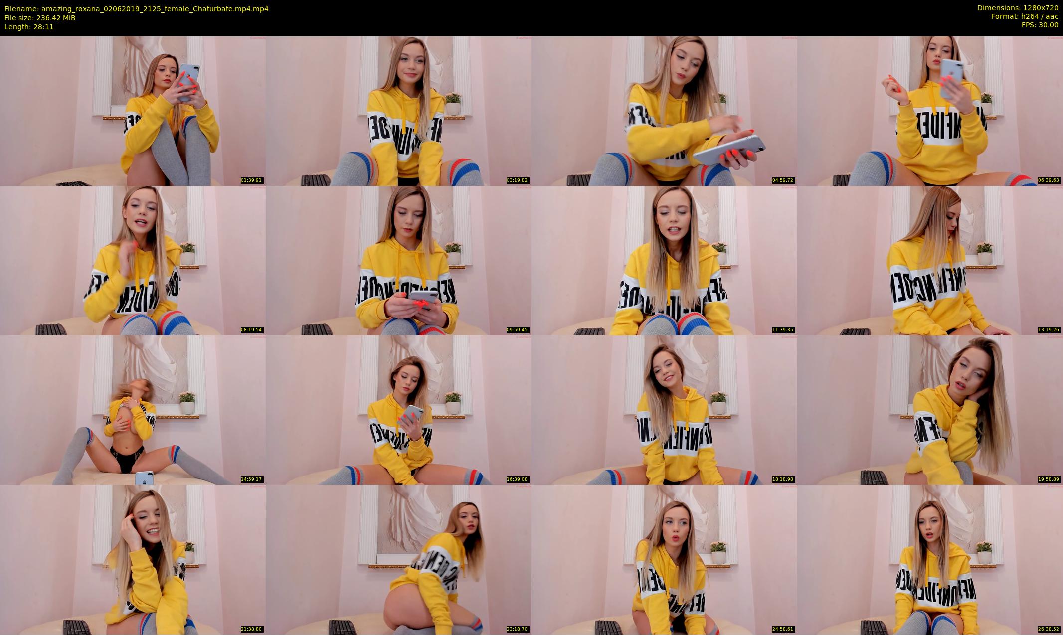 amazing_roxana — 29 minute Chaturbate female cam show recording, 720p, Jun 2, 2019