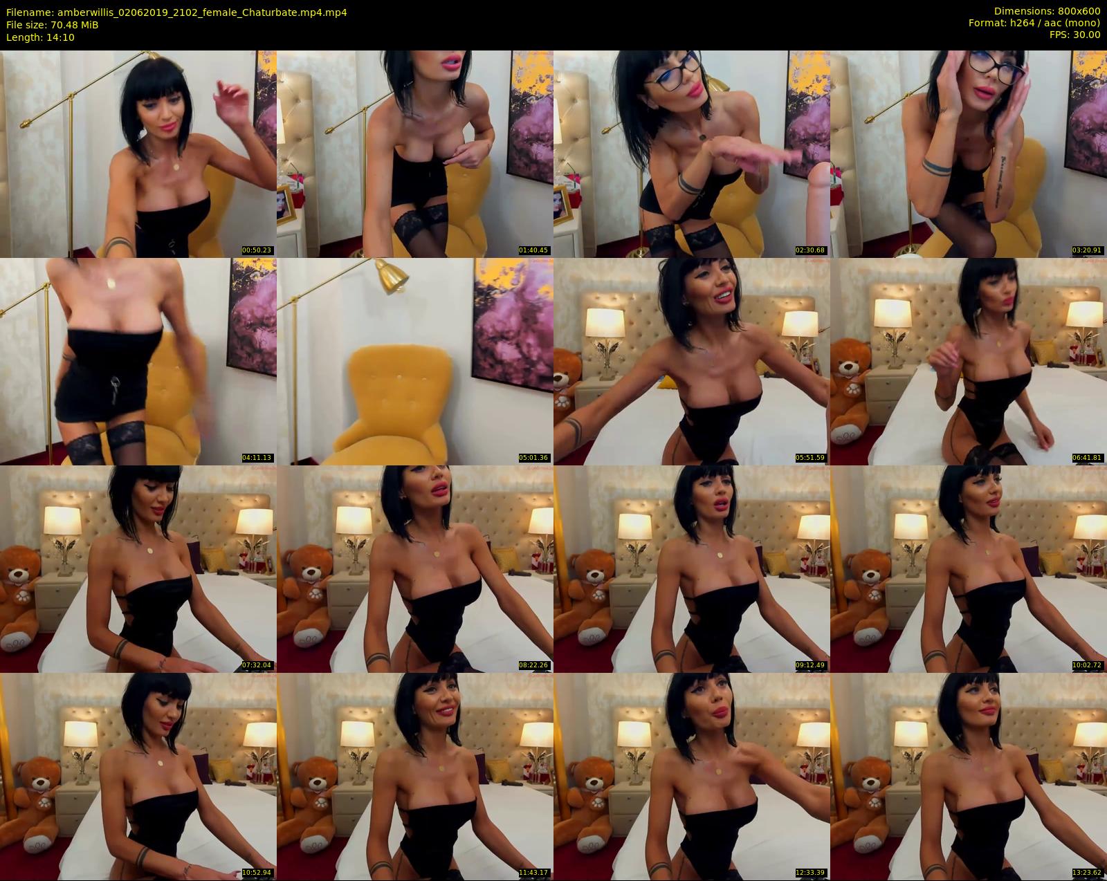 amberwillis — 15 minute Chaturbate female cam show recording, 480p, Jun 2, 2019
