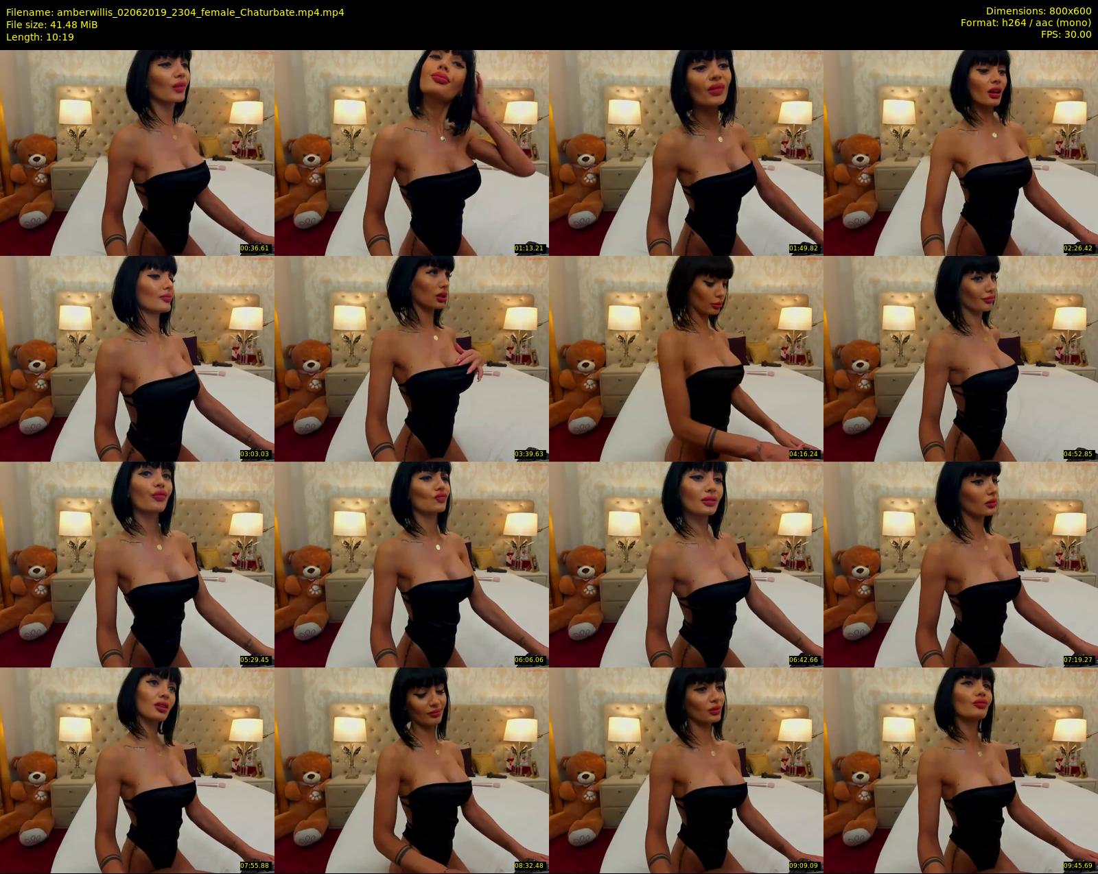 amberwillis — 11 minute Chaturbate female cam show recording, 480p, Jun 2, 2019