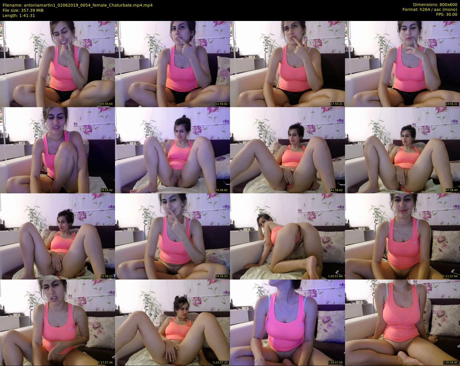 antoniamartin1 — 102 minute Chaturbate female cam show recording, 480p, Jun 2, 2019